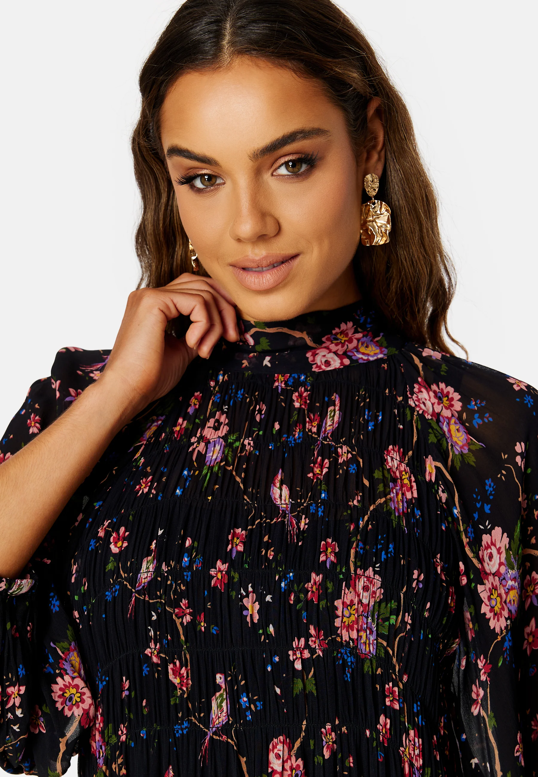 Georgette High Neck Dress - Image 4