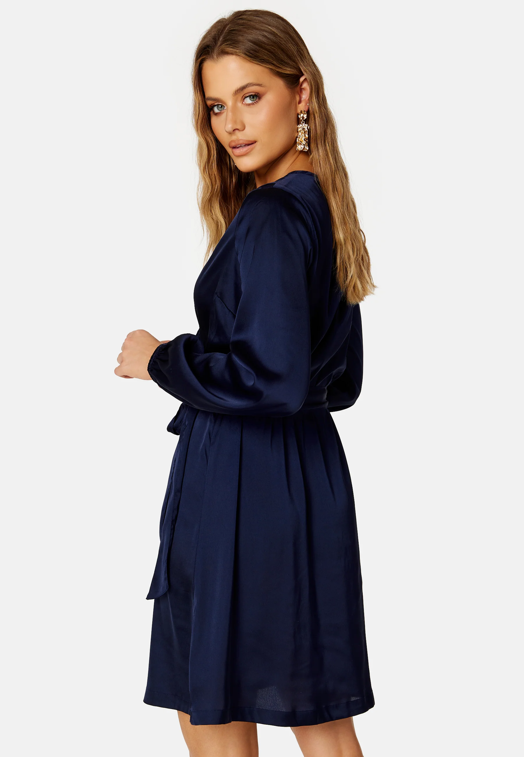 Gisele Satin Dress - Image 4