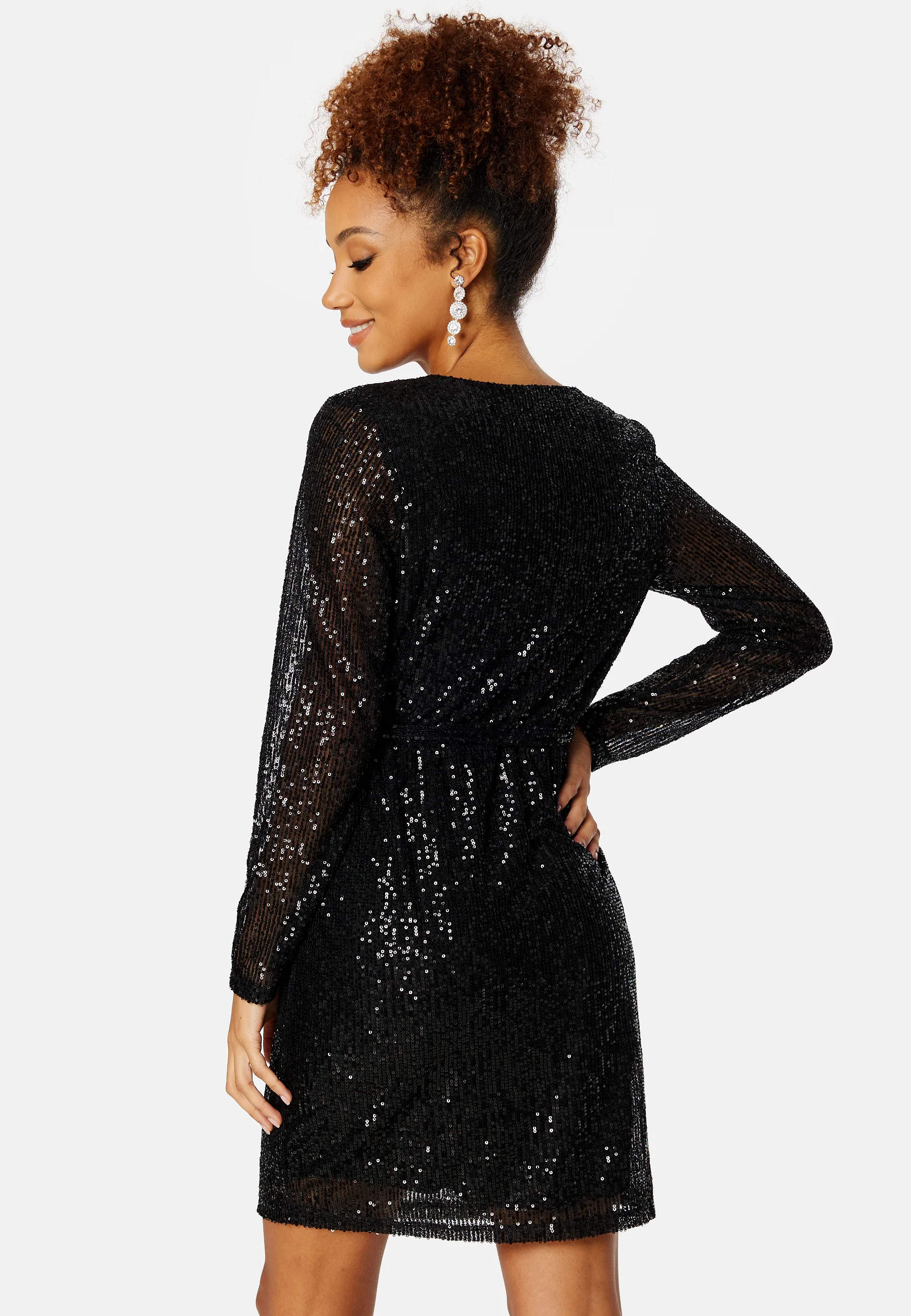 Glitas L/S Wrap Dress - Image 3