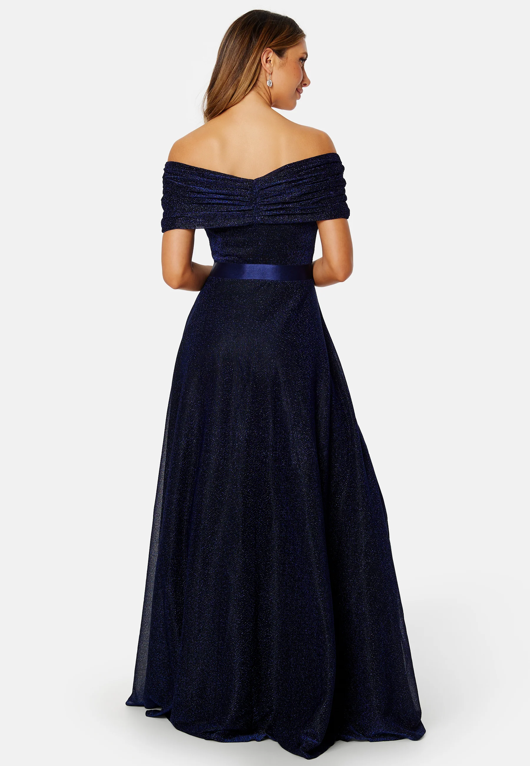 Glitter Bardot Maxi Dress - Image 3