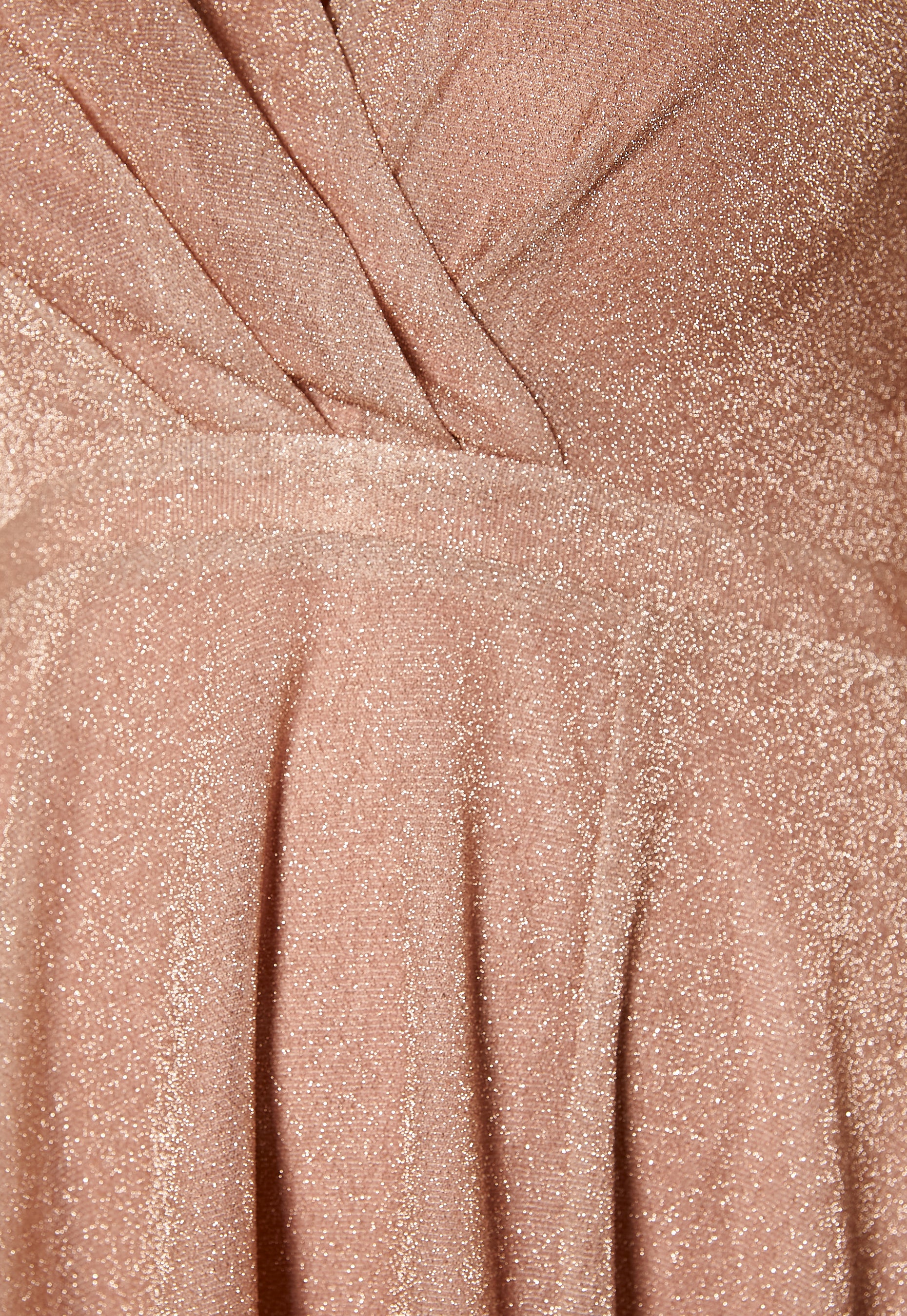 Glitter Wrap Front Maxi Curve Dress With Split - Image 7