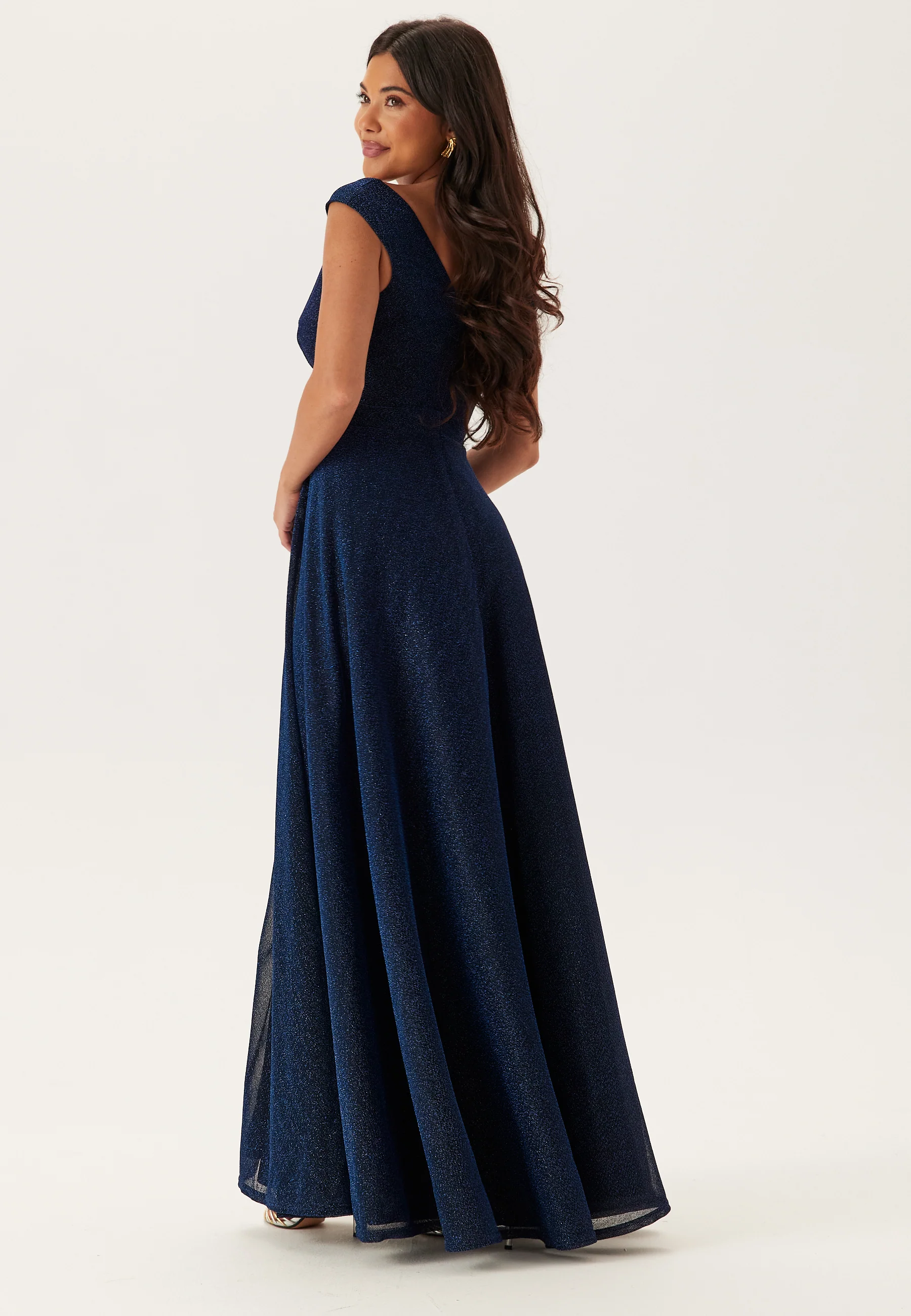 Glitter Wrap Maxi Dress - Image 3