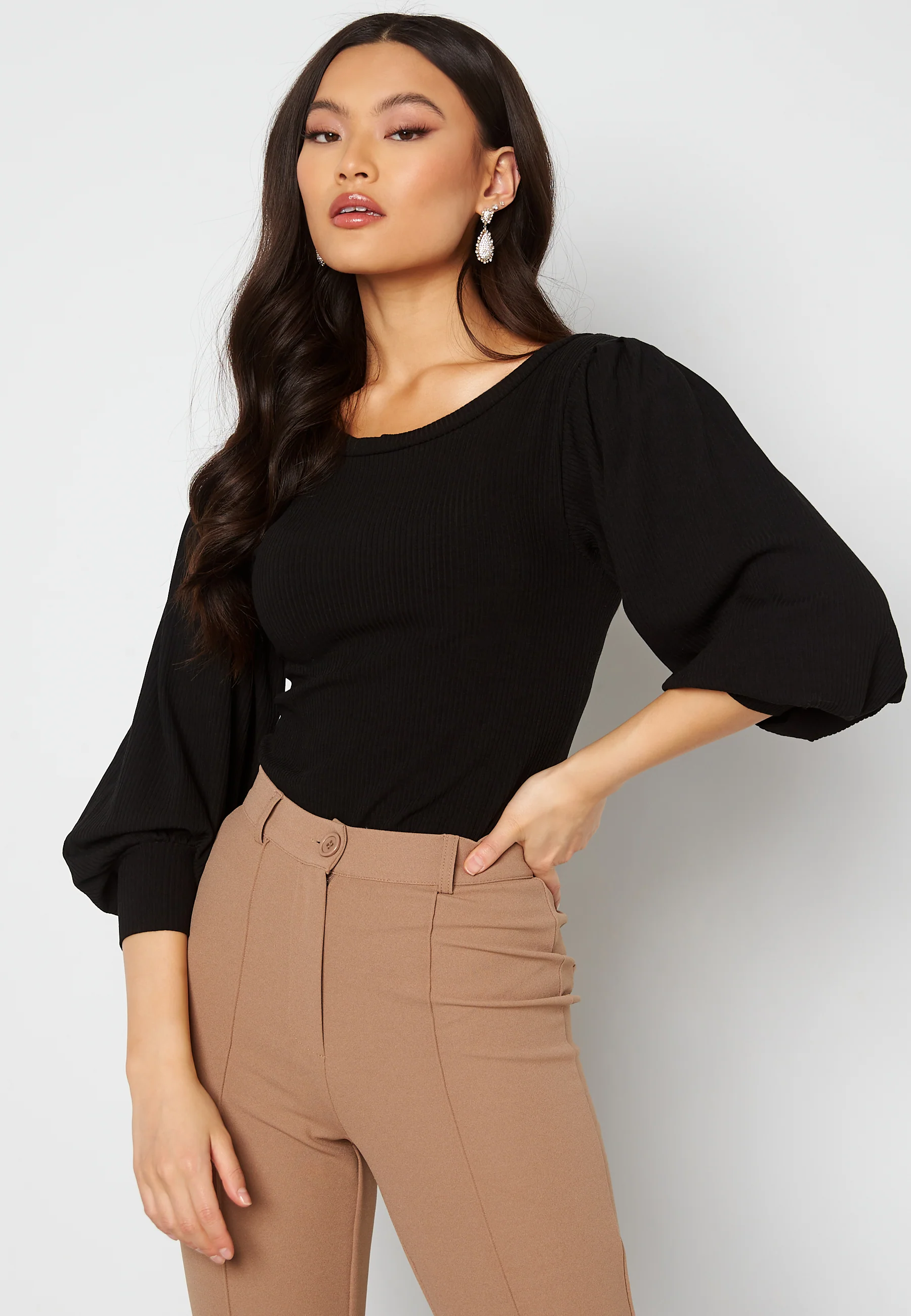 Gry rib top