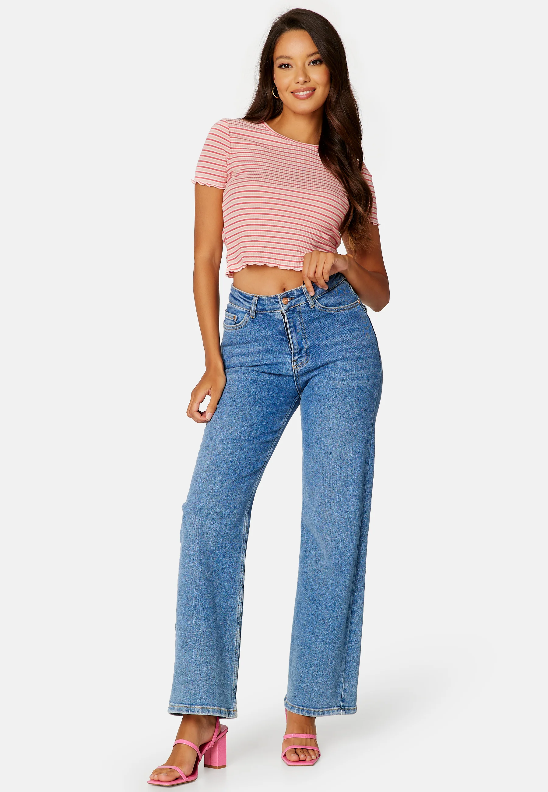 Hallie striped rib top - Image 2