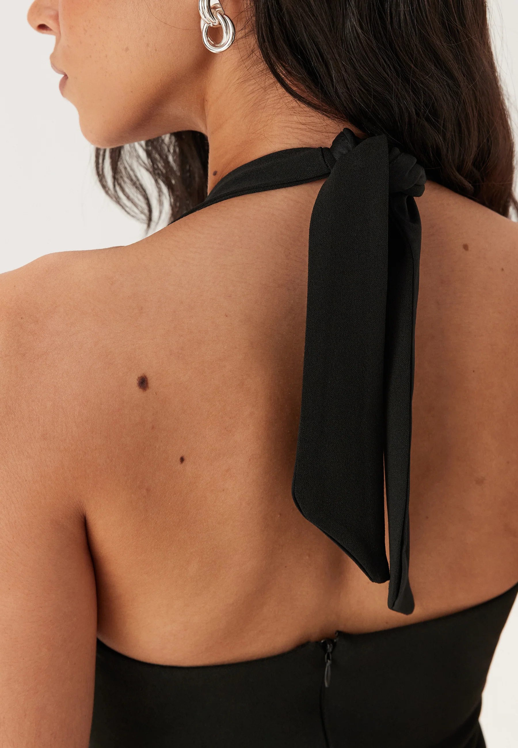 Halter Neck Maxi Dress With Split - Image 5