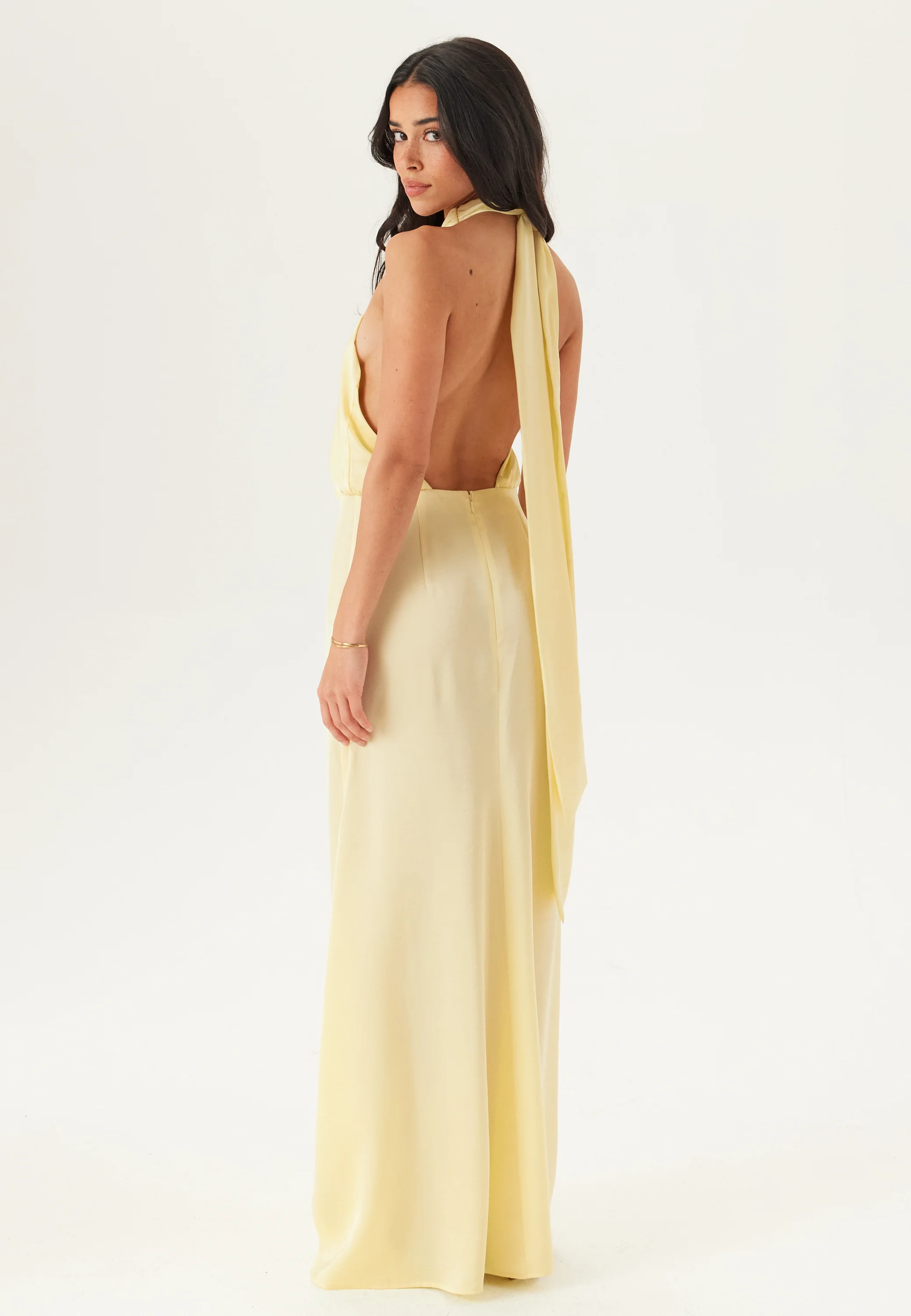 Halterneck Satin Gown - Image 2