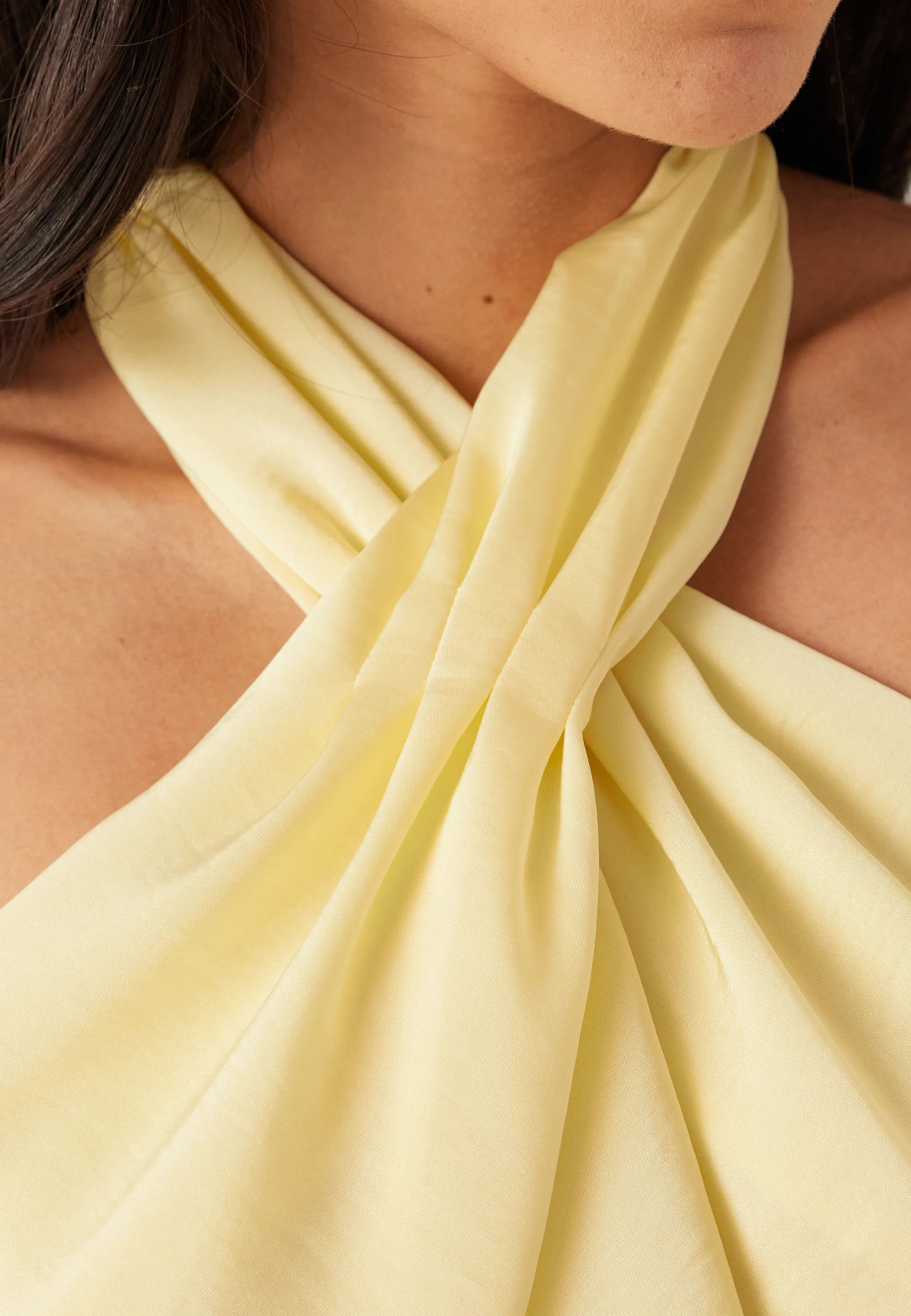 Halterneck Satin Gown - Image 5