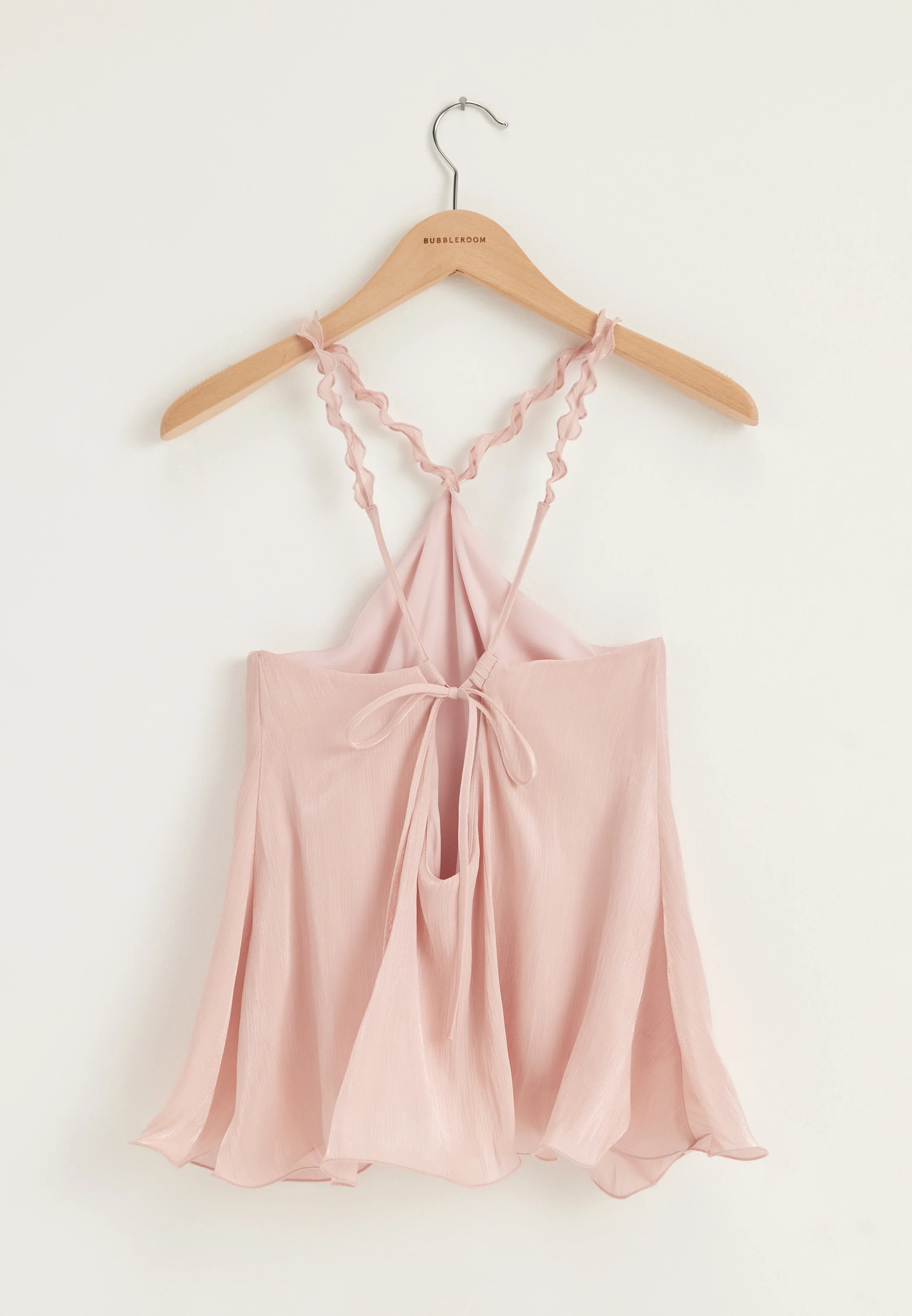Halterneck Shimmer Flounce Top - Image 7