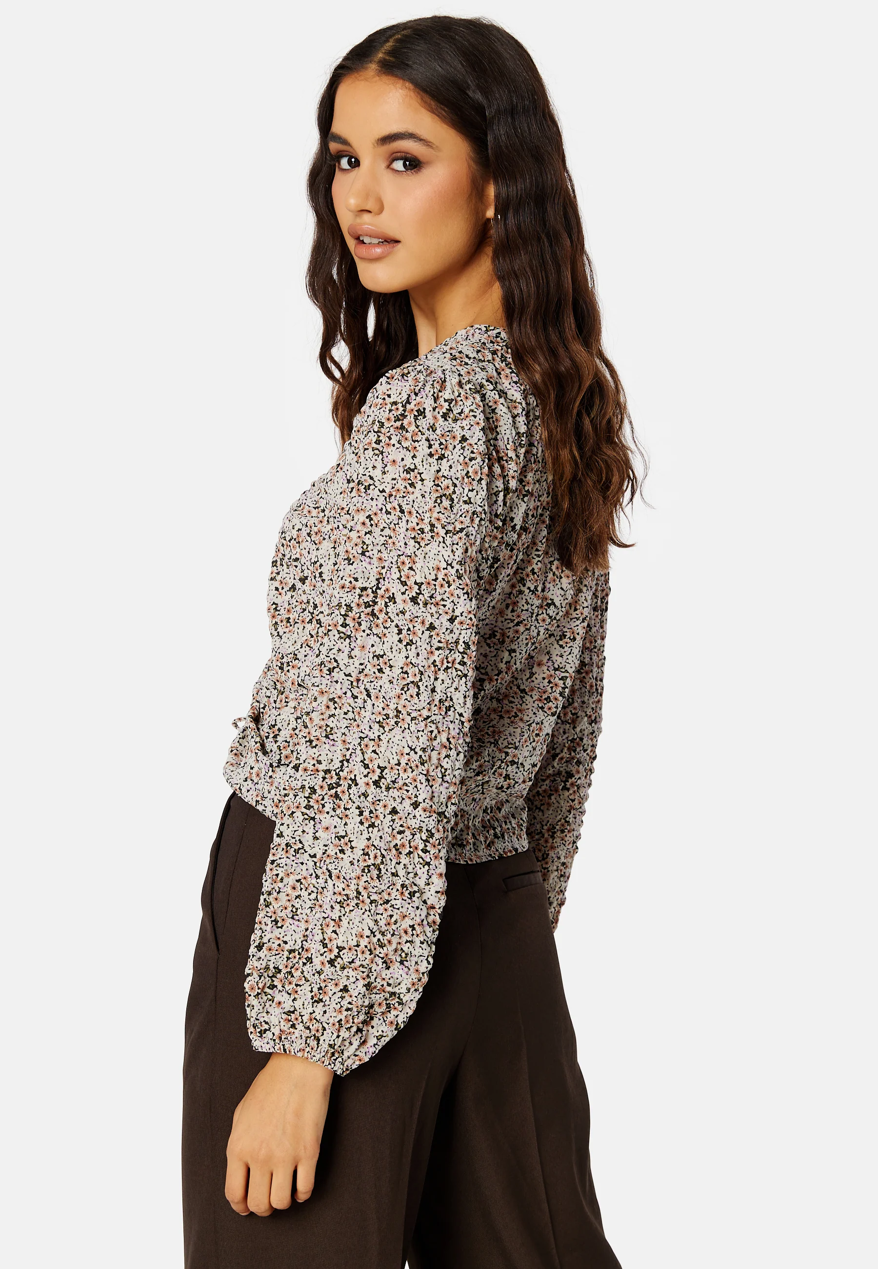 Heidi L/S Ruching Top - Image 3