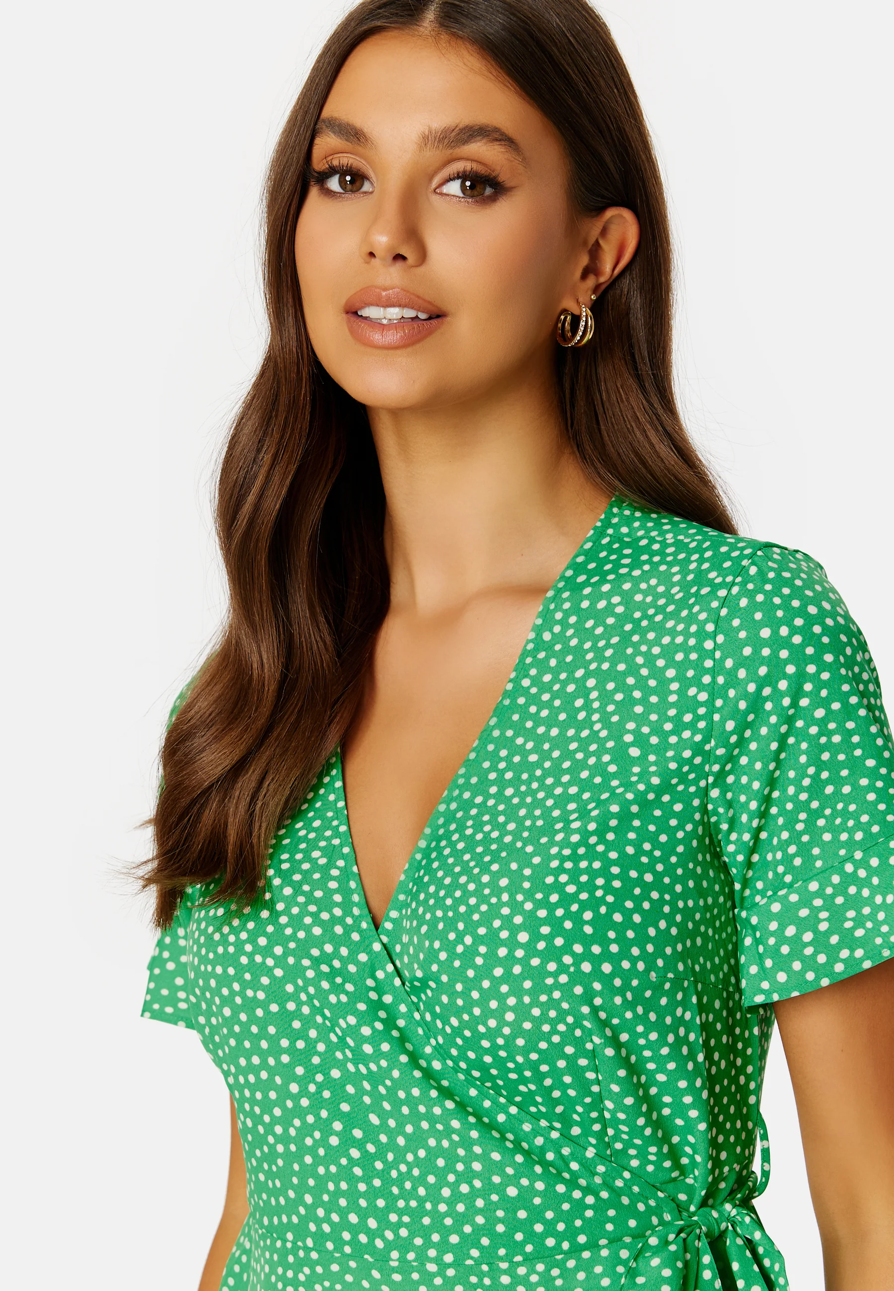 Henna 2/4 Wrap Frill Dress - Image 4