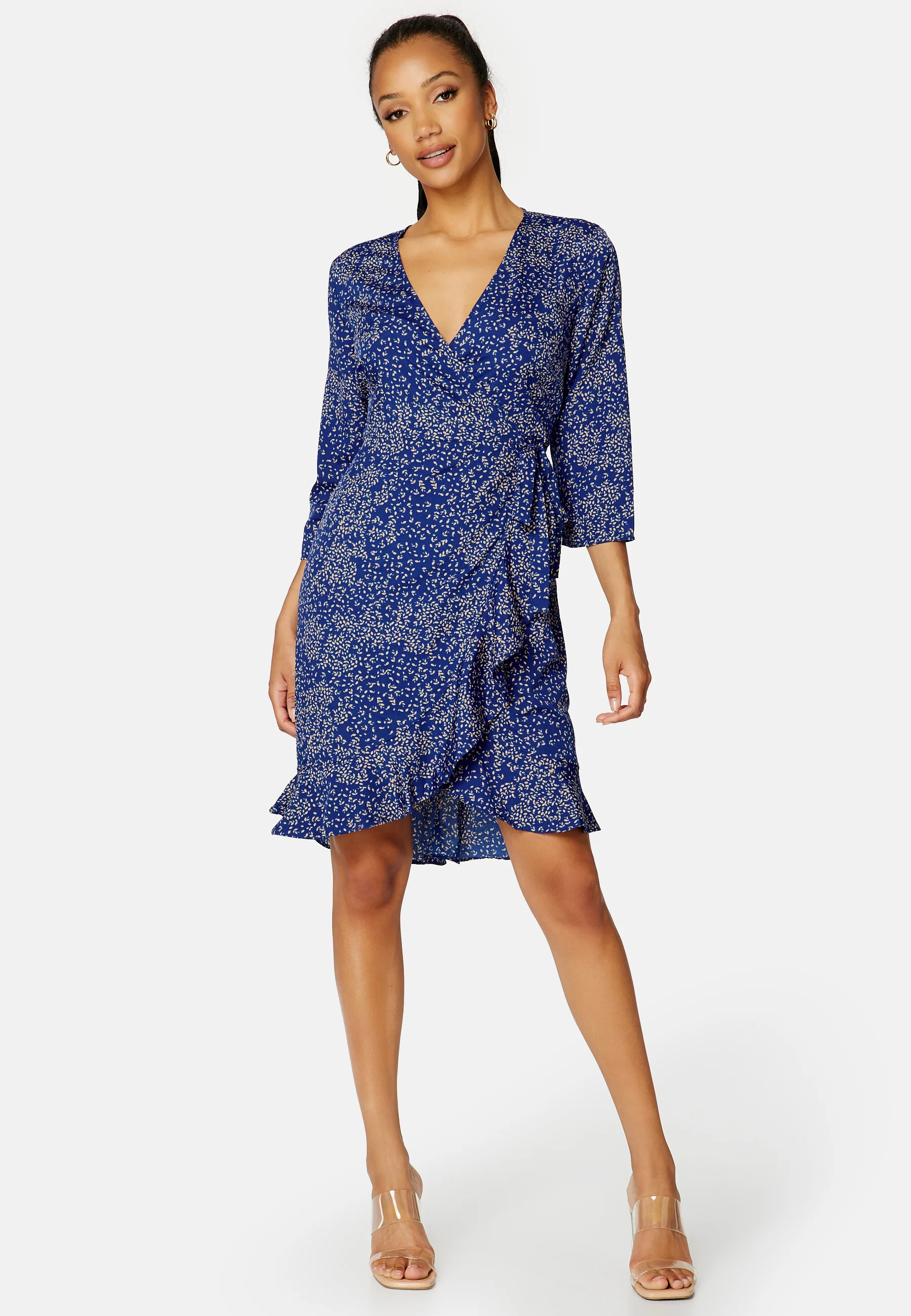 Henna 3/4 Wrap Dress - Image 2