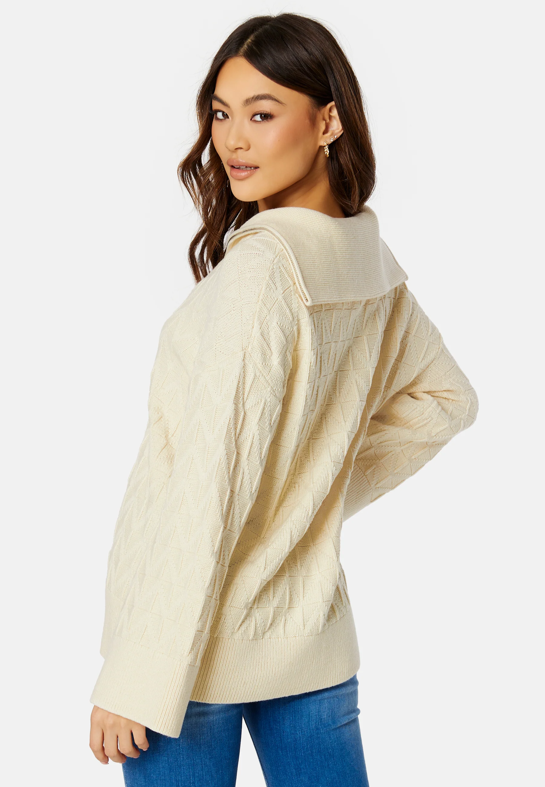 Herringbone Half Zip - Image 3
