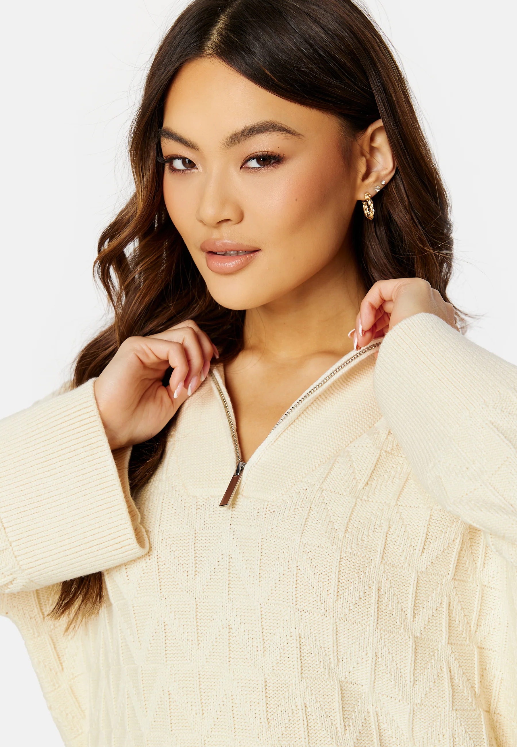 Herringbone Half Zip - Image 4
