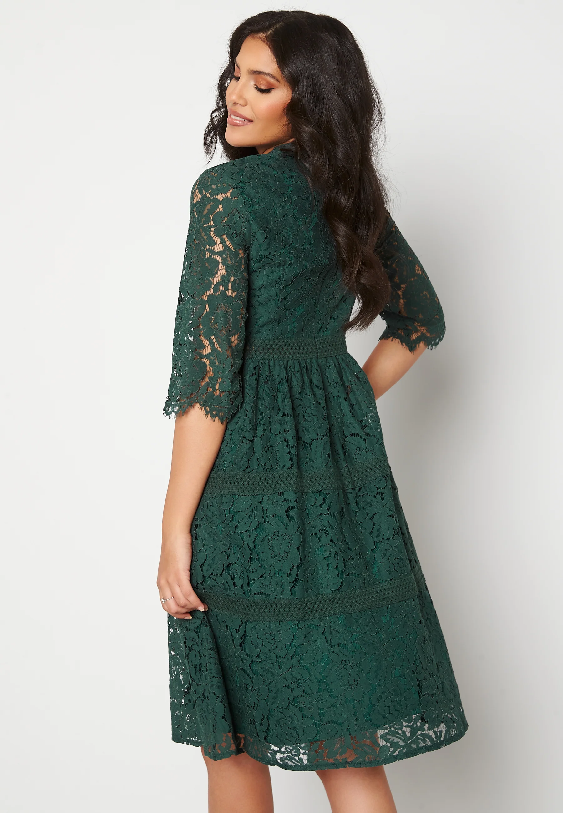 High Neck Lace Dress - Image 3