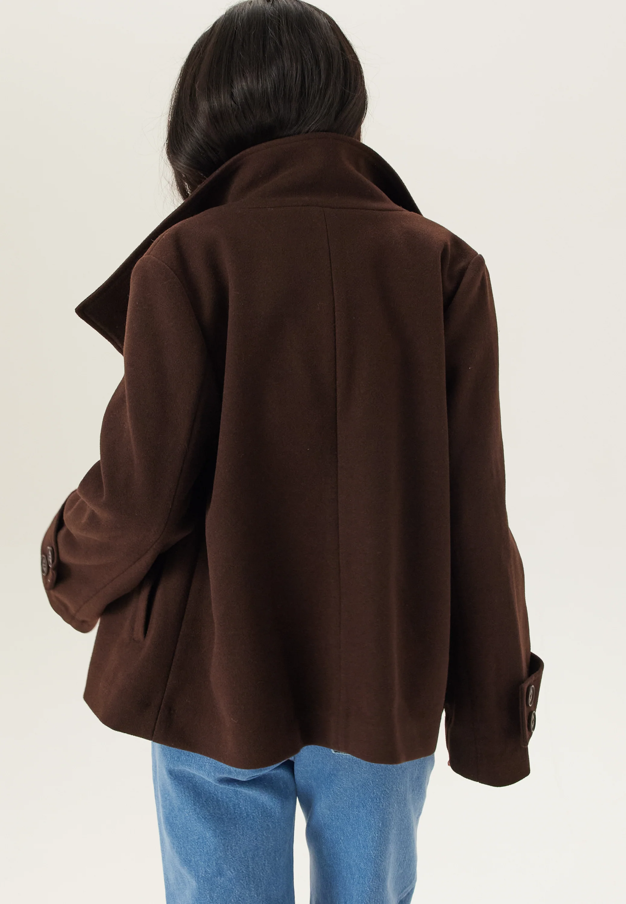 High Neck Short Coat - Image 5