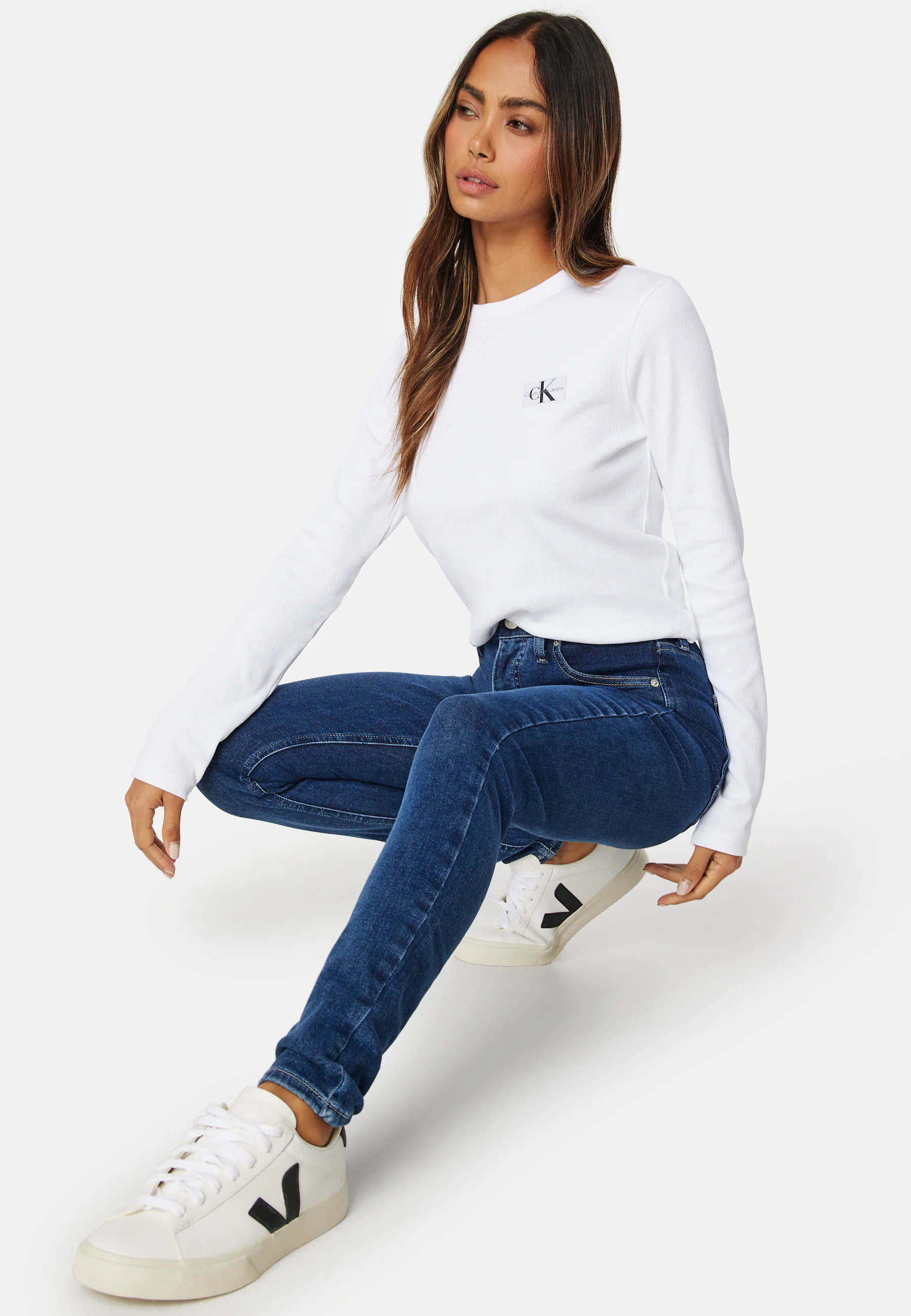 High Rise Skinny Jeans - Image 5