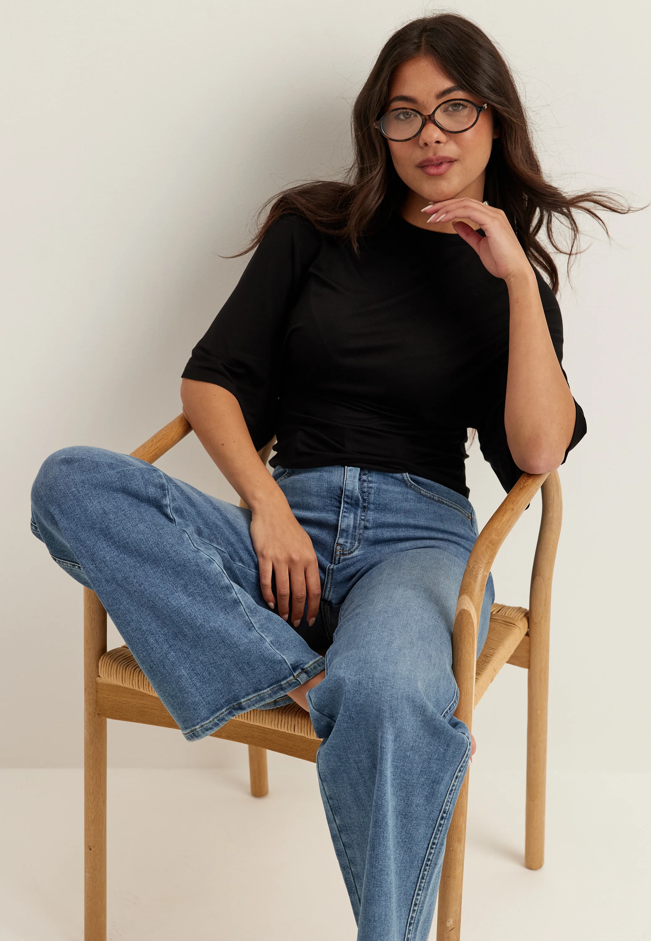 High Straight Leg Jeans - Image 3