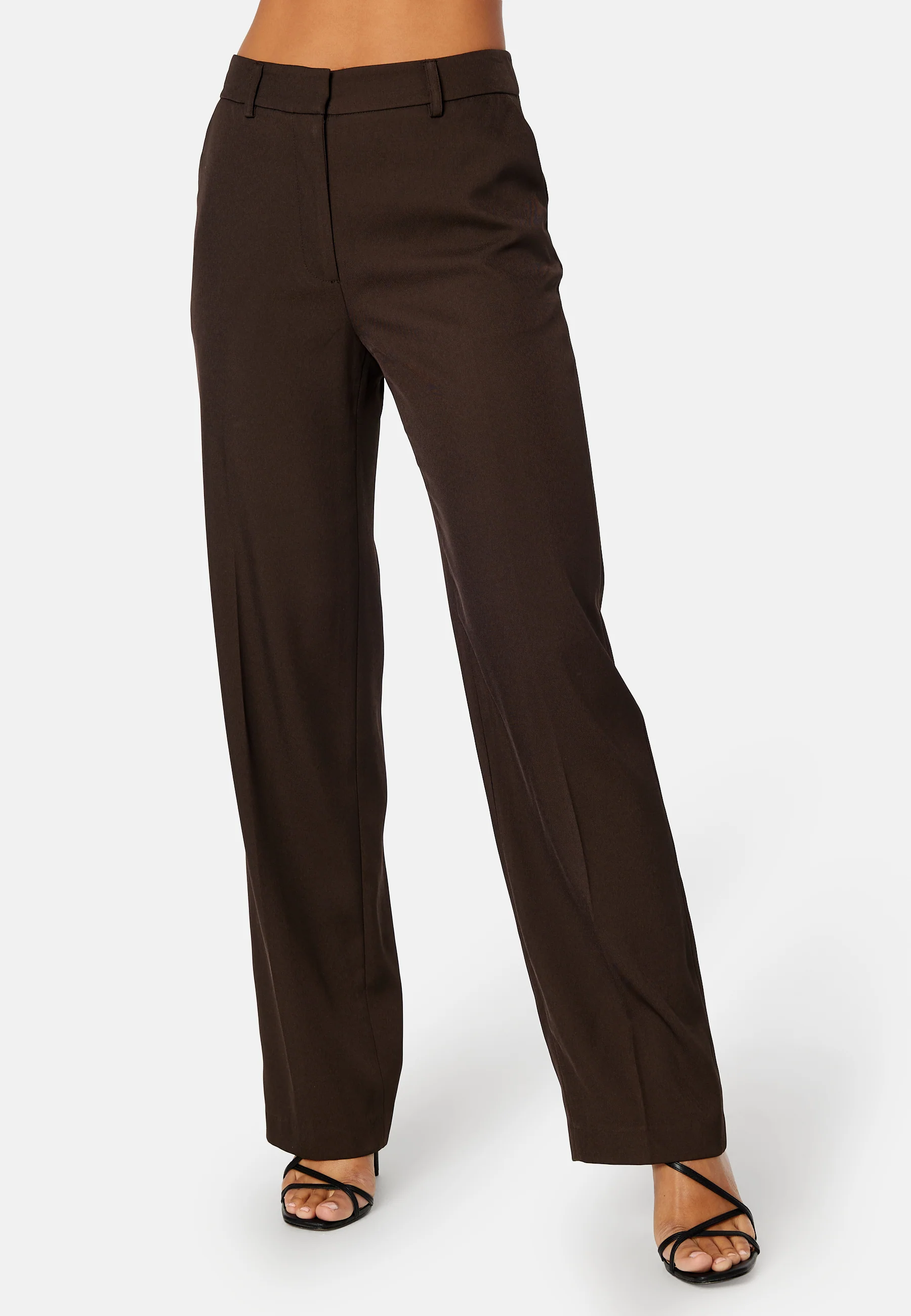 High Waist Regular Suit Trousers - Image 3