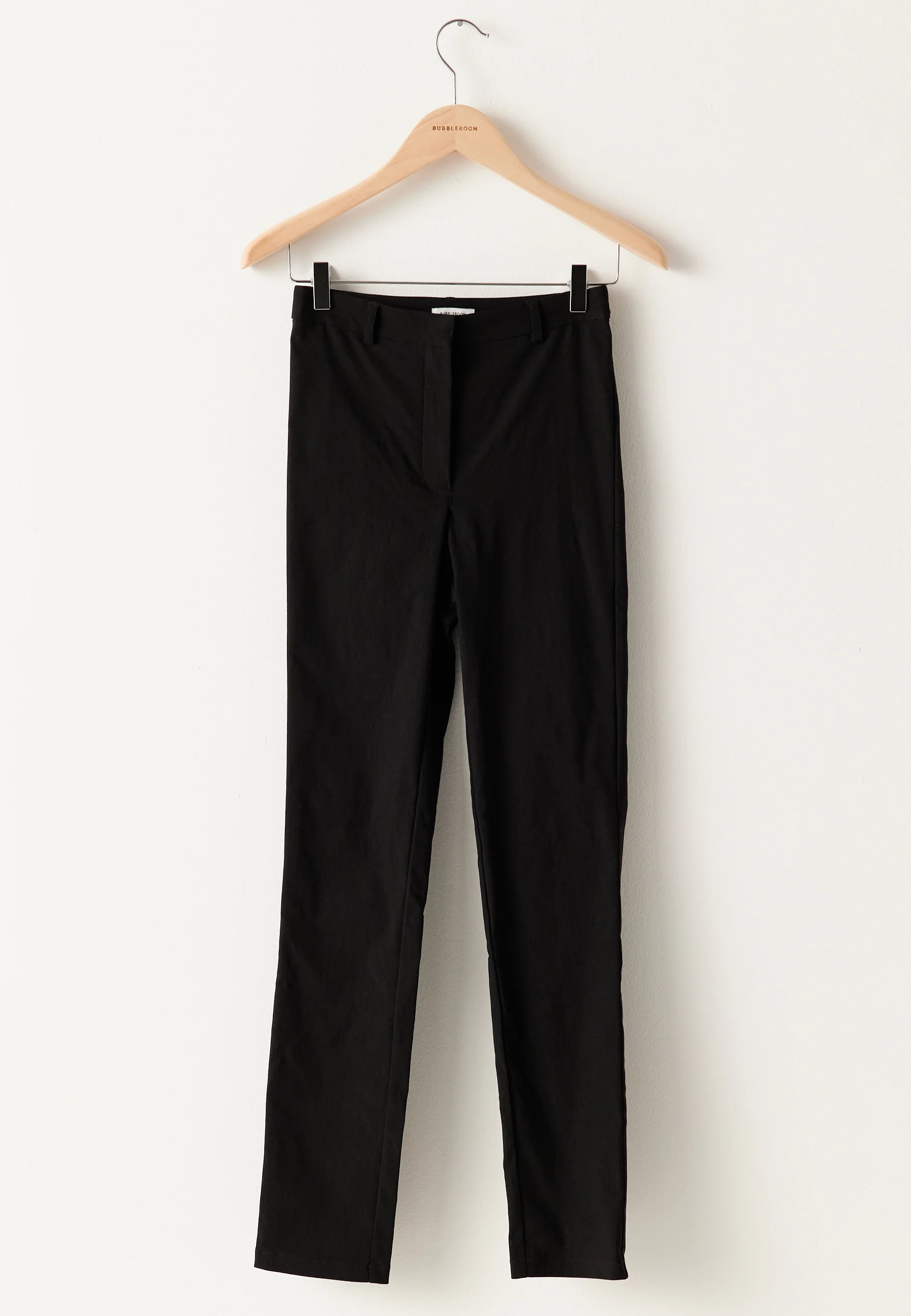 High Waist Stretchy Cropped Slit Trousers - Image 5