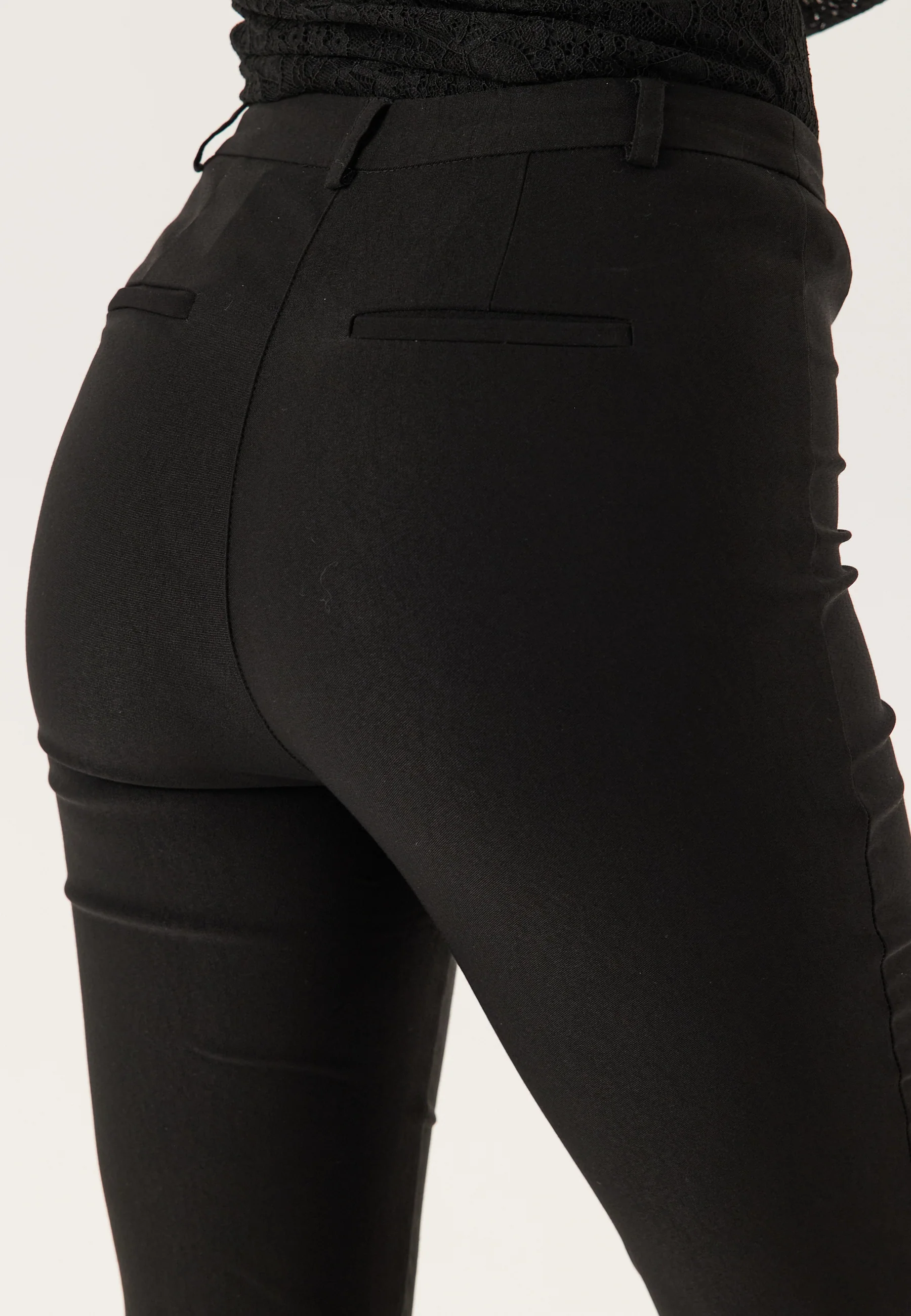 High Waist Stretchy Trousers - Image 3
