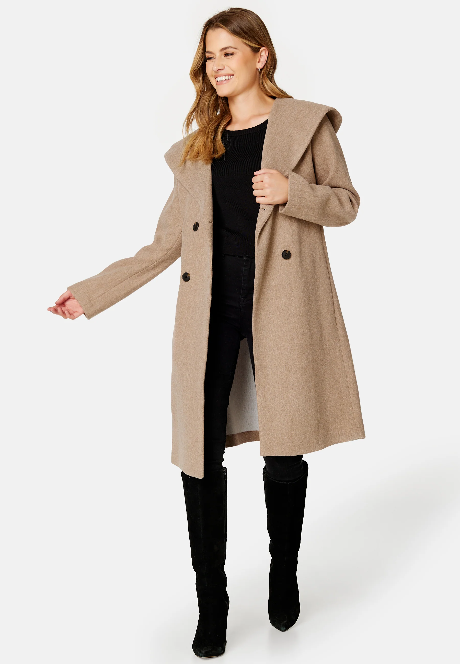 Hillevi Hooded Coat - Image 2
