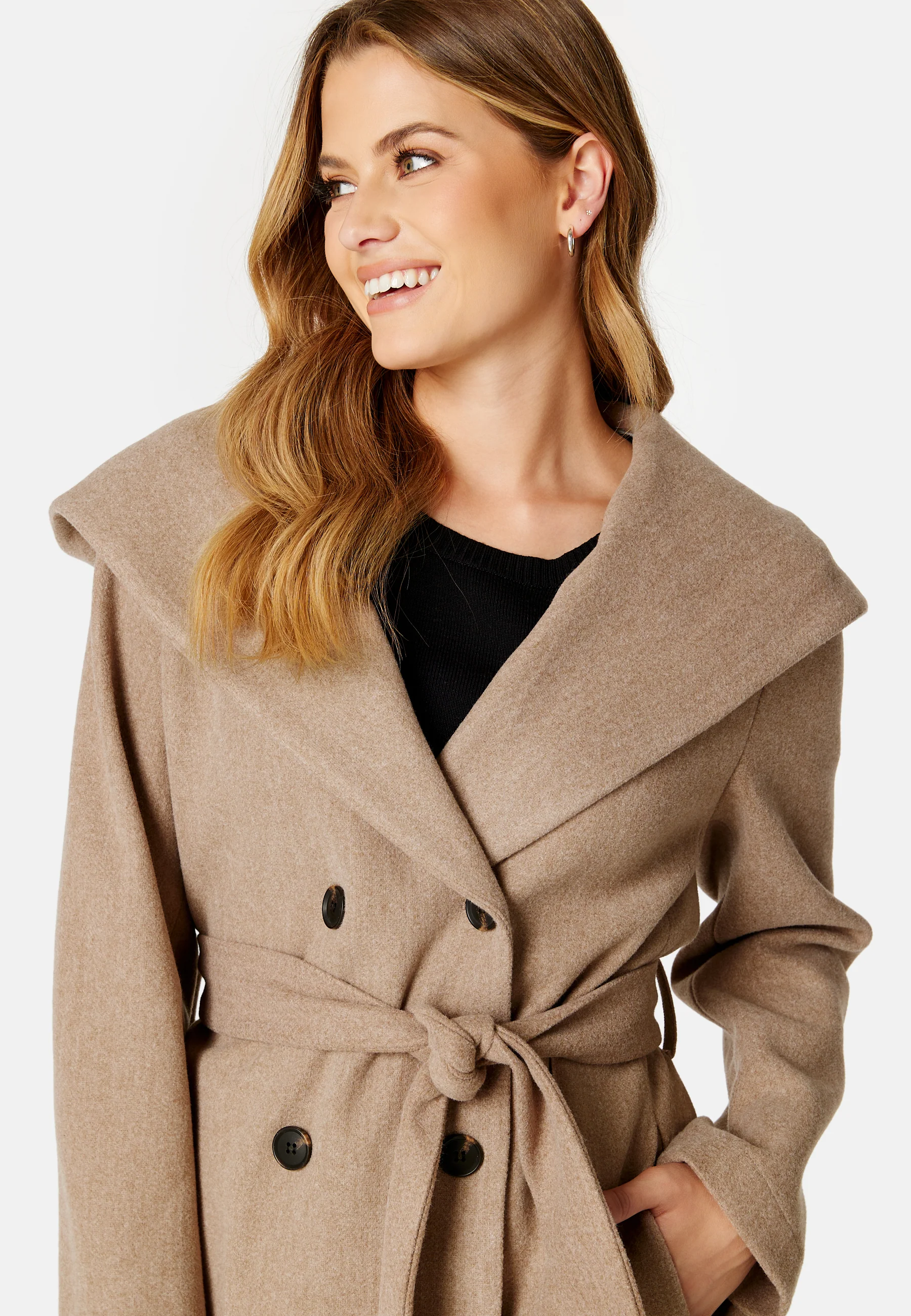 Hillevi Hooded Coat - Image 4