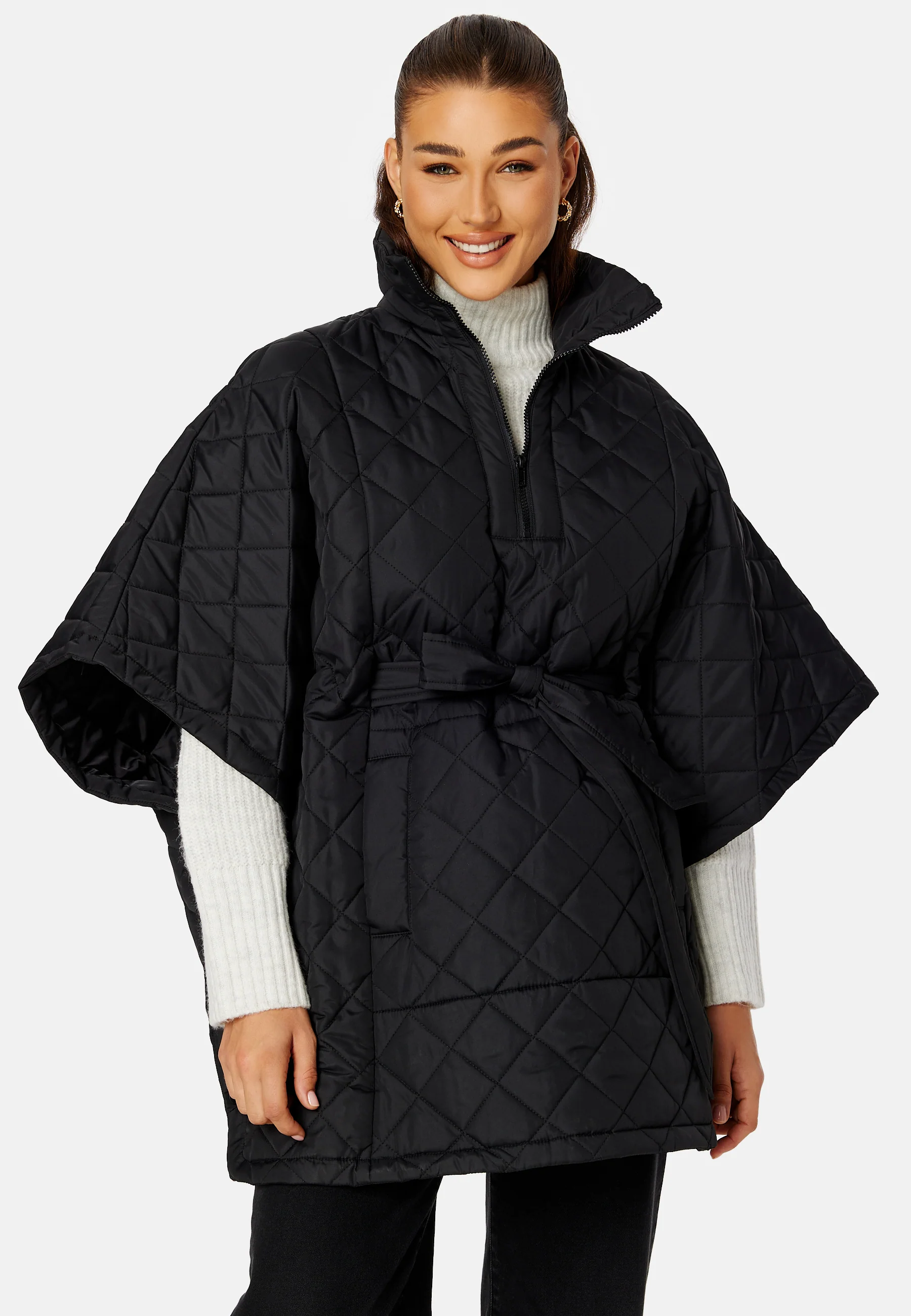 Hiri Quilted Poncho - Image 2