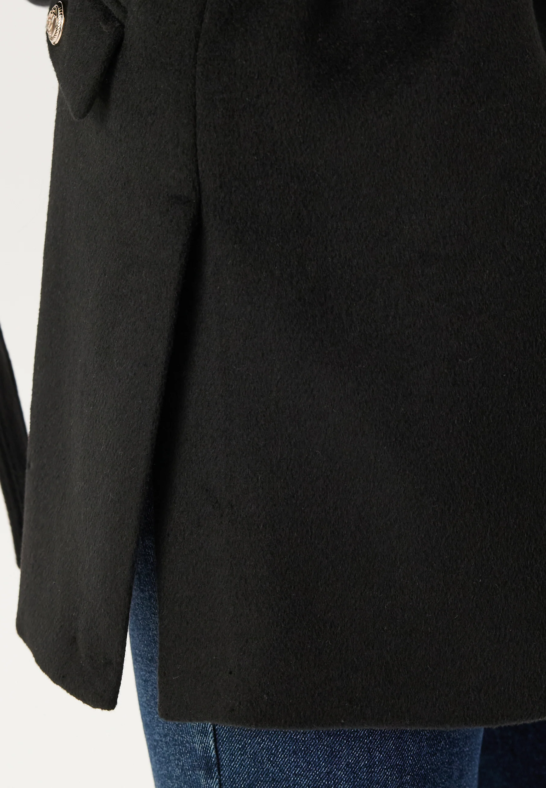Hooded Wool Blend Coat - Image 9