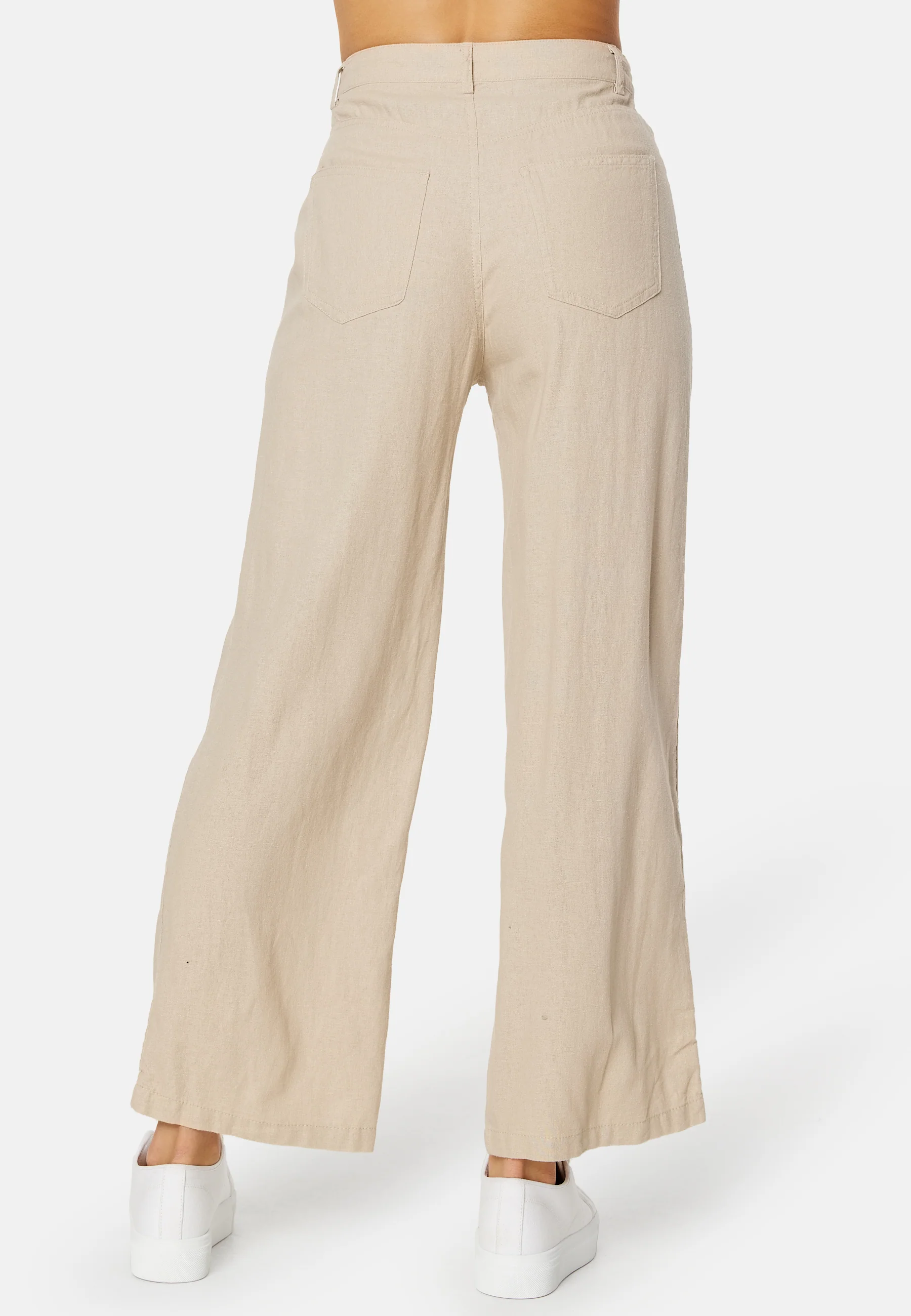 Hope-Caro HW Wide Linen Blend Pant - Image 5