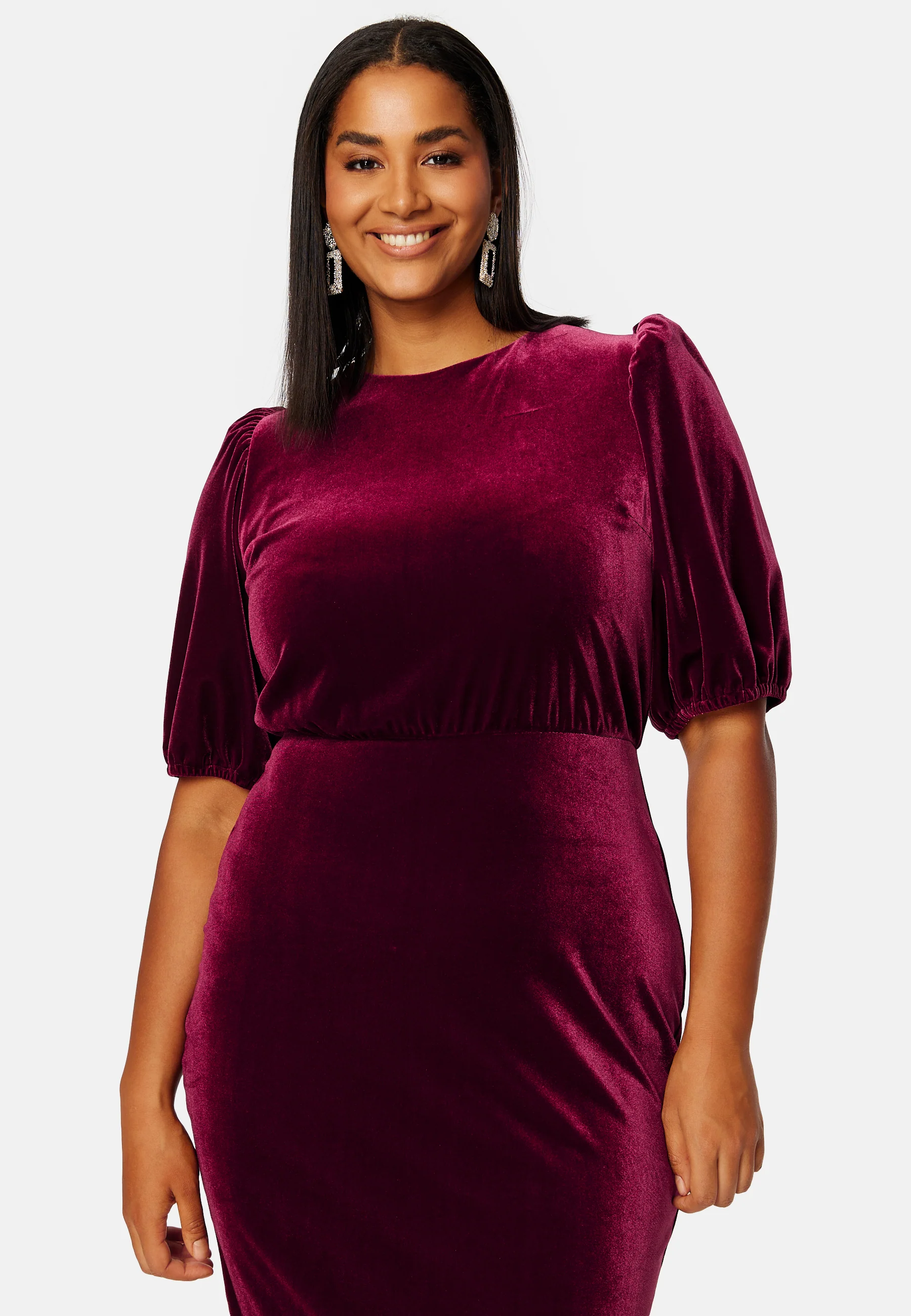 Irse Velvet Midi Dress - Image 7