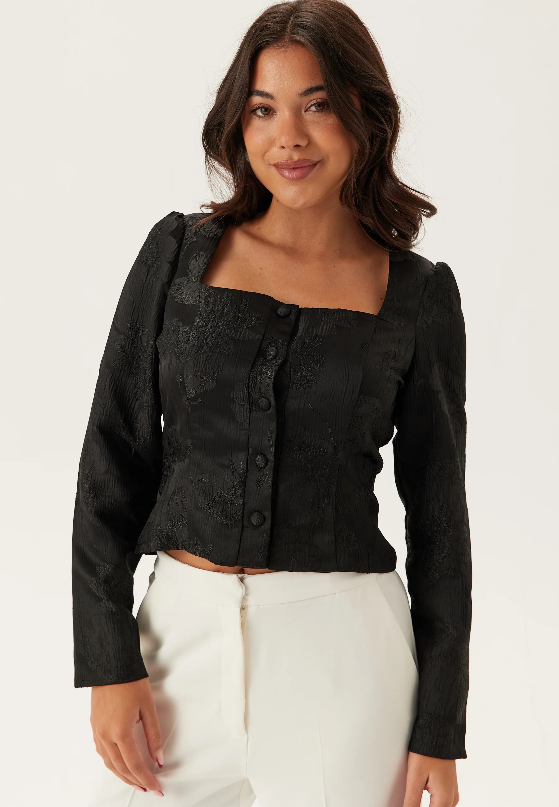 Jacquard L/S Jacket - Image 3
