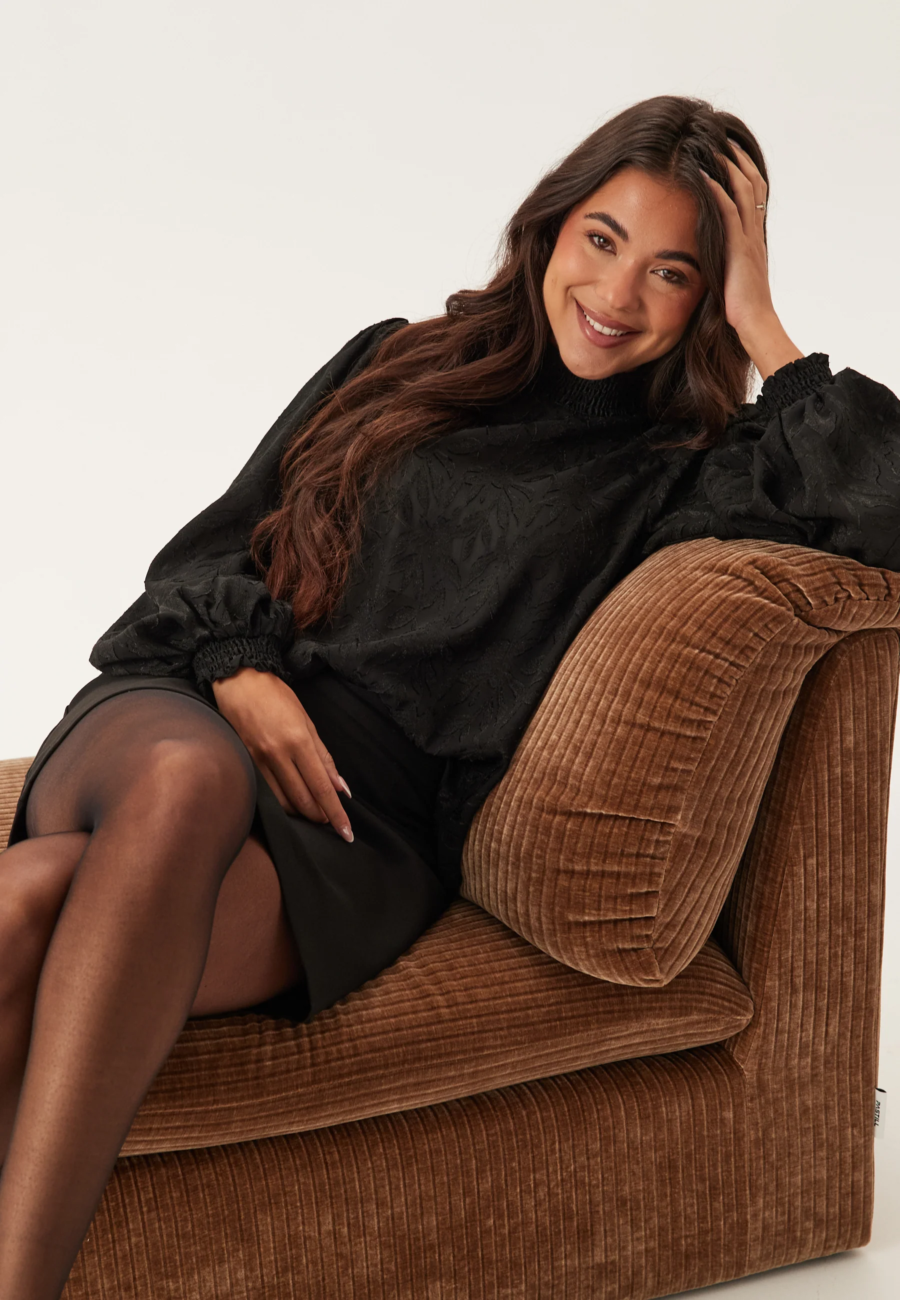 Jacquard Smock Blouse - Image 2