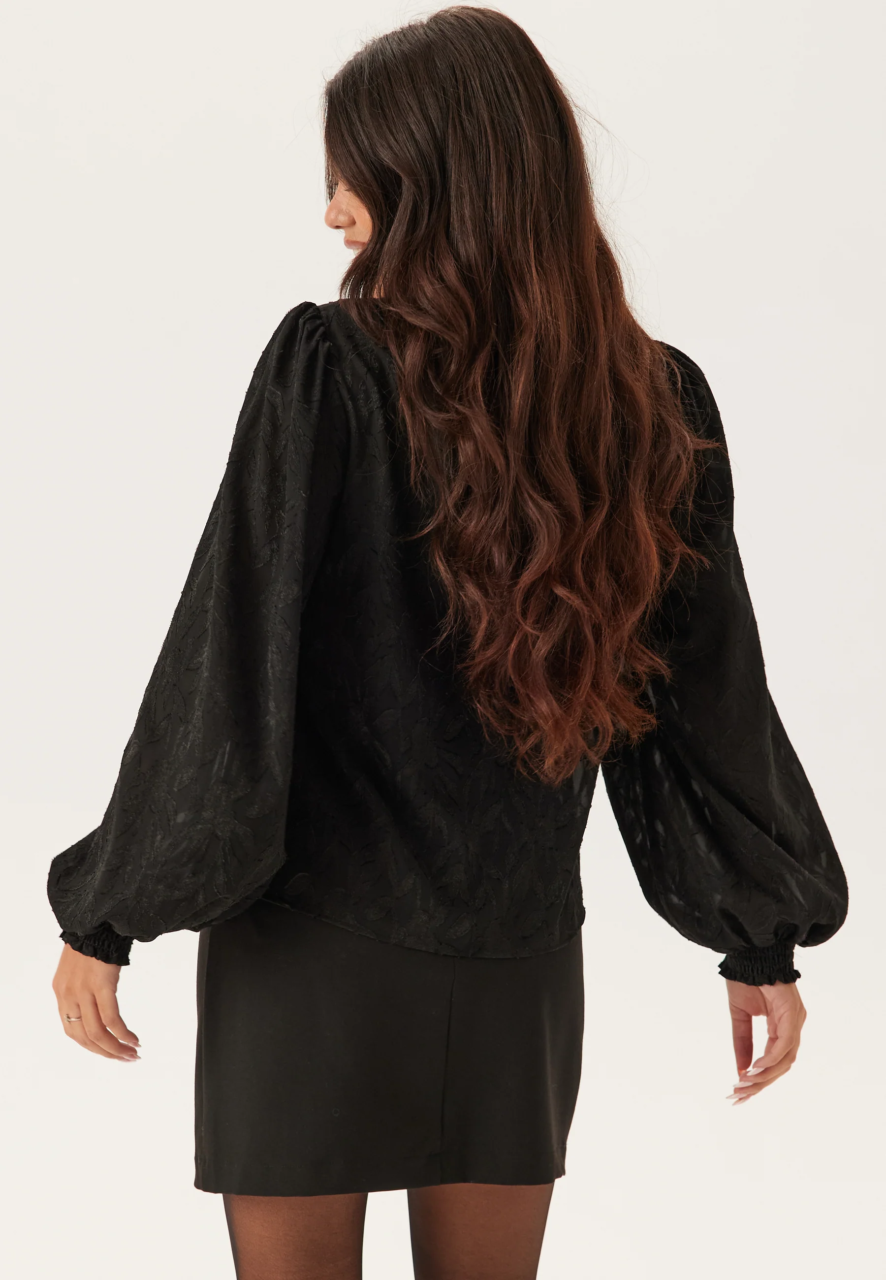 Jacquard Smock Blouse - Image 3