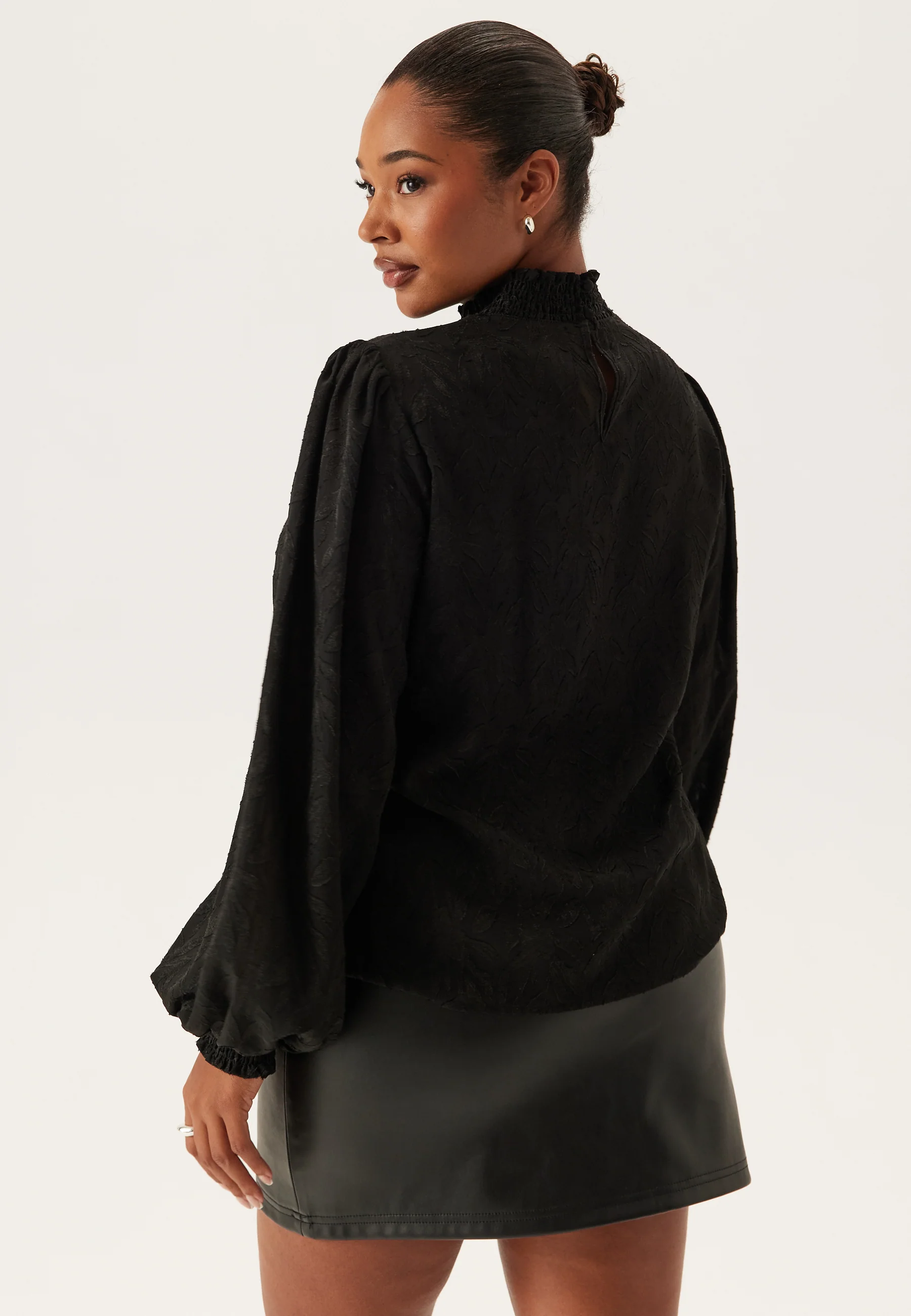 Jacquard Smock Blouse - Image 8