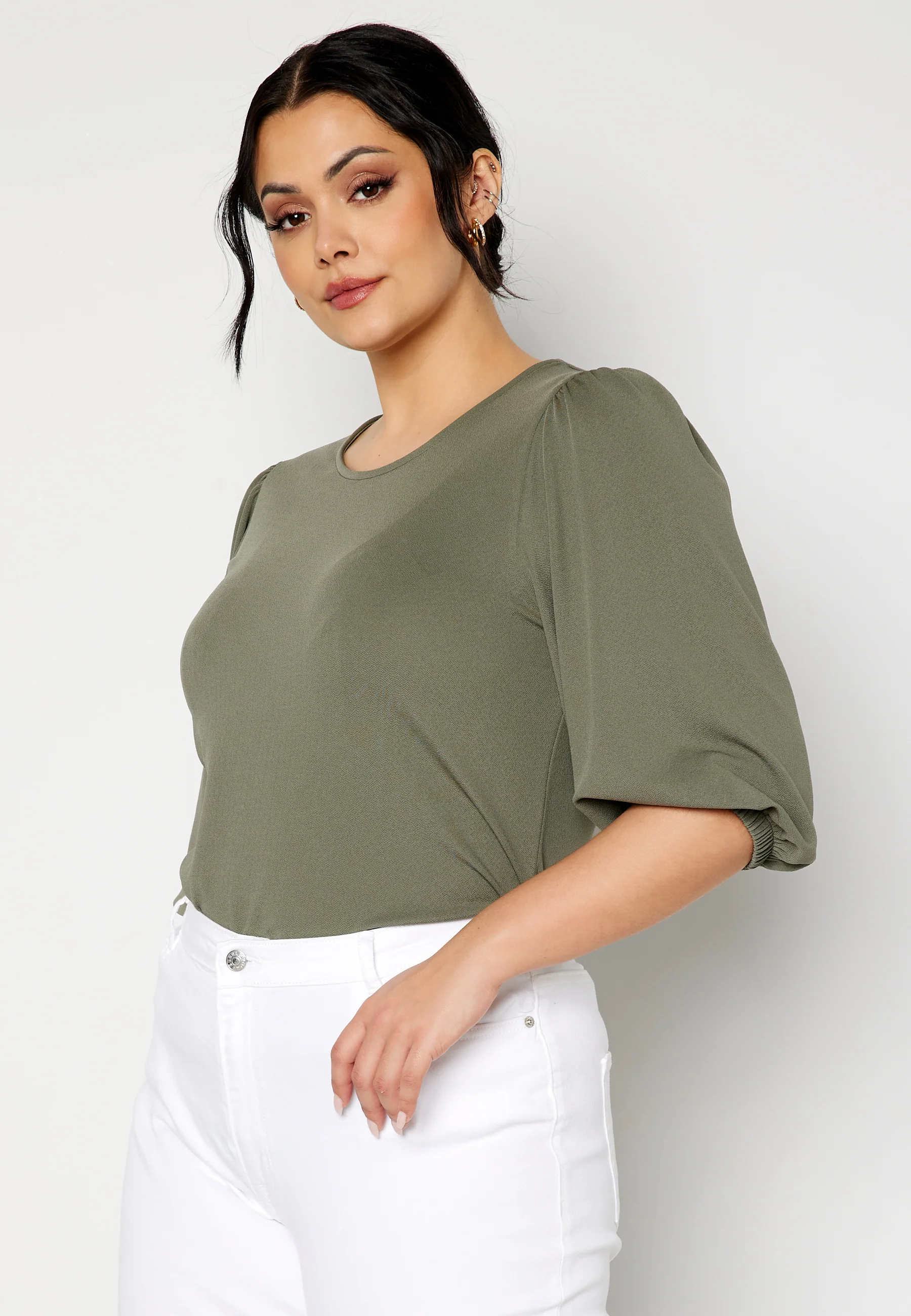 Jade puff sleeve top - Image 5