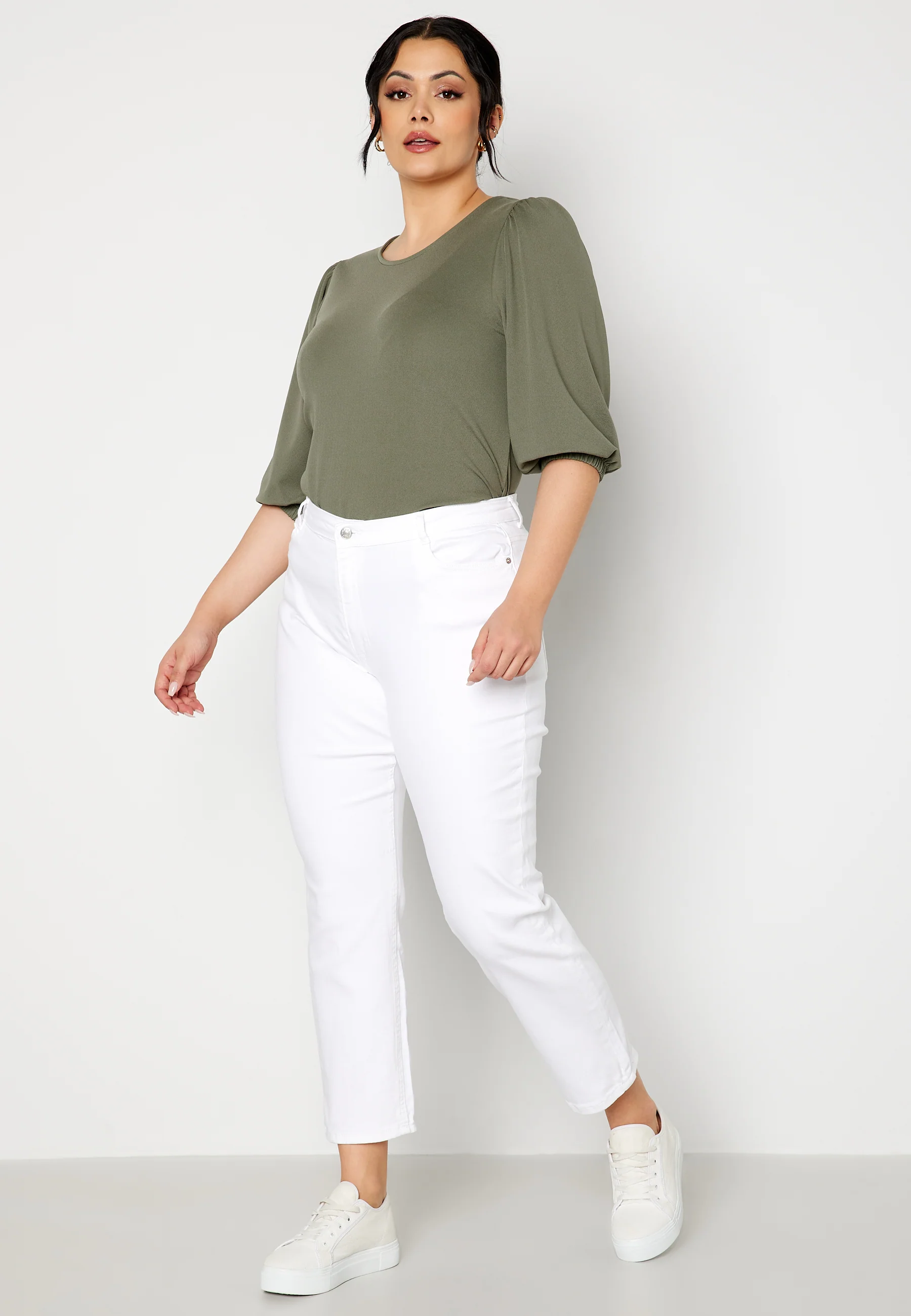 Jade puff sleeve top - Image 6