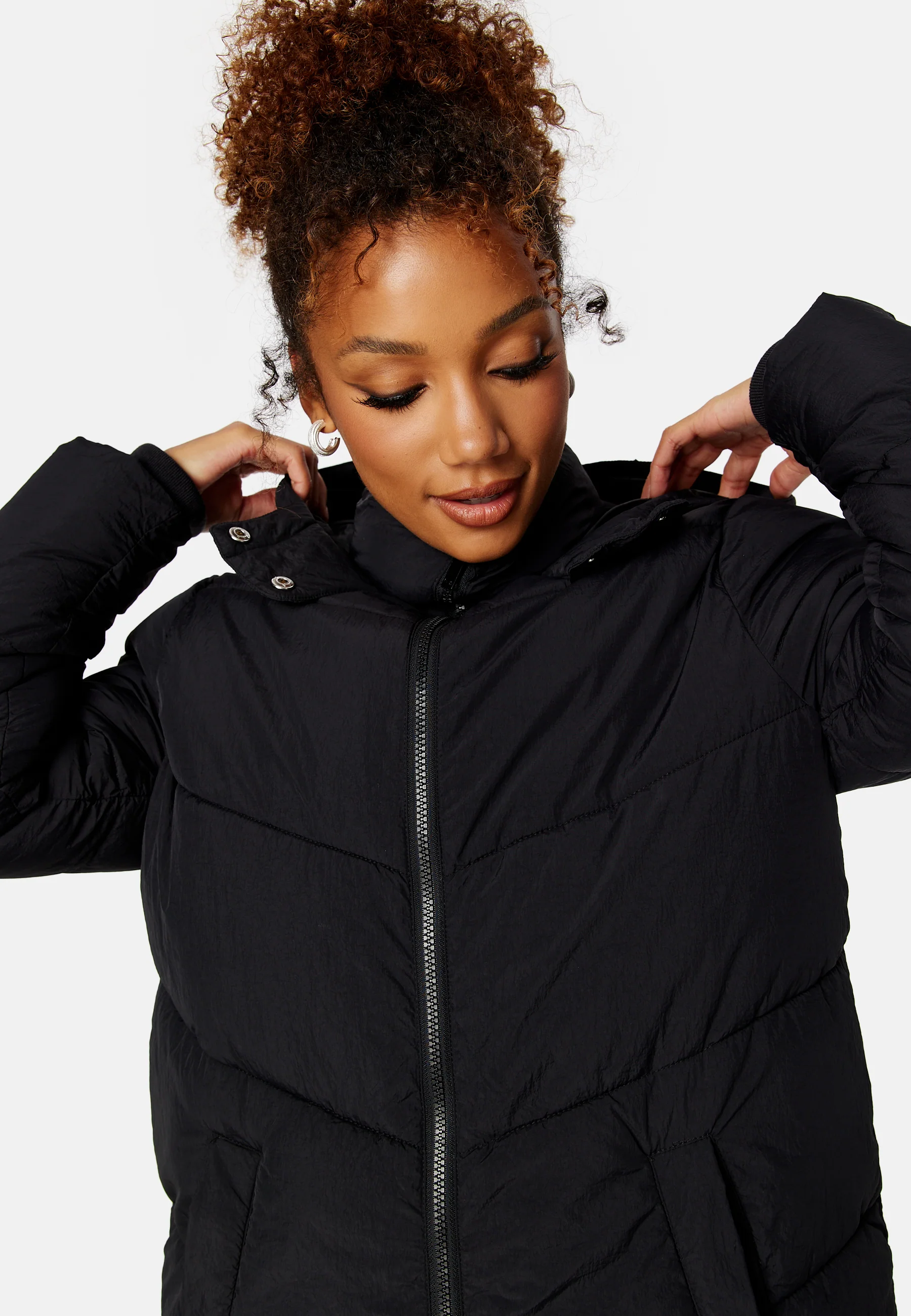 Jamilla Long Puffer Jacket - Image 3