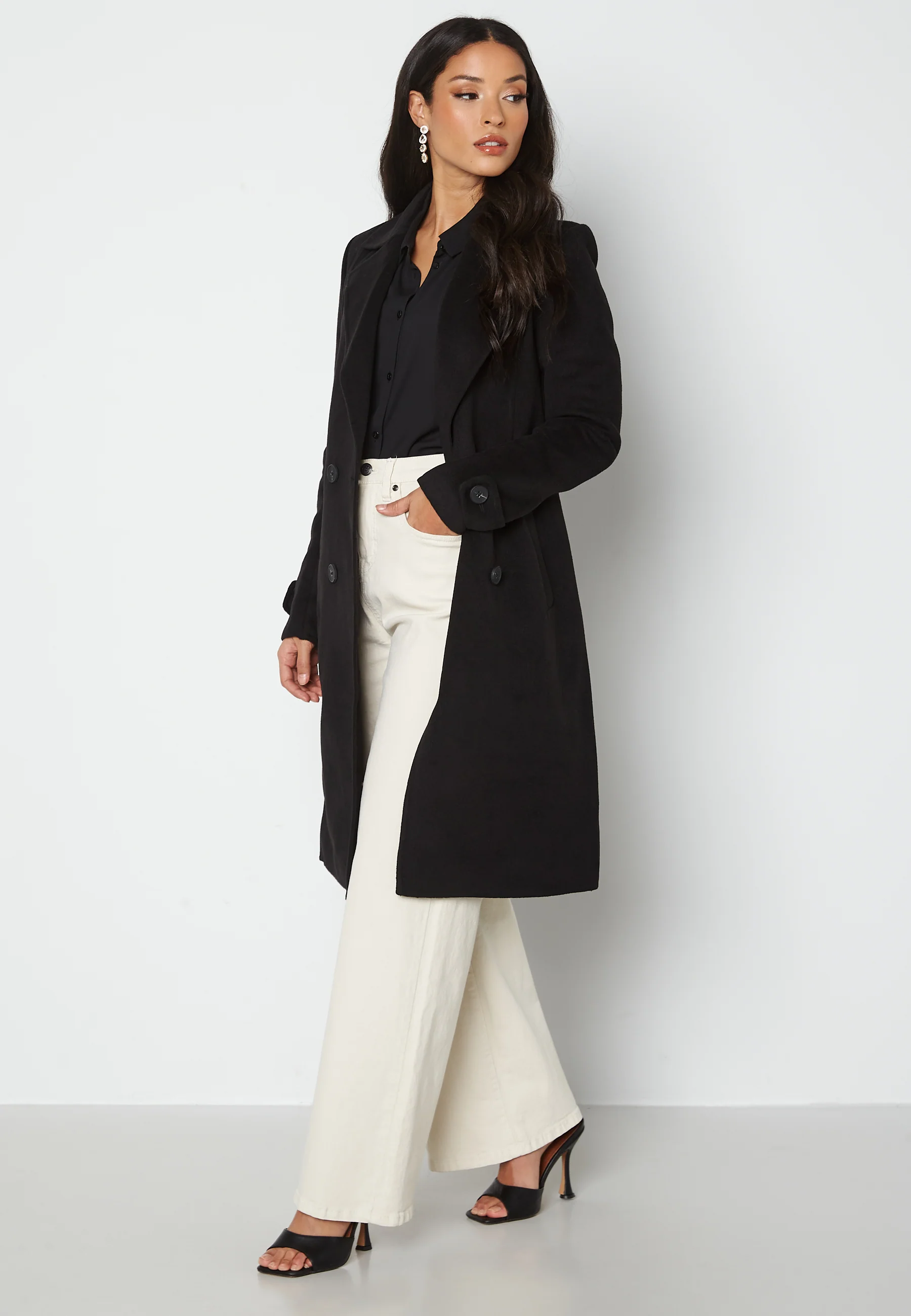 Jane Felled Wrap Coat - Image 2