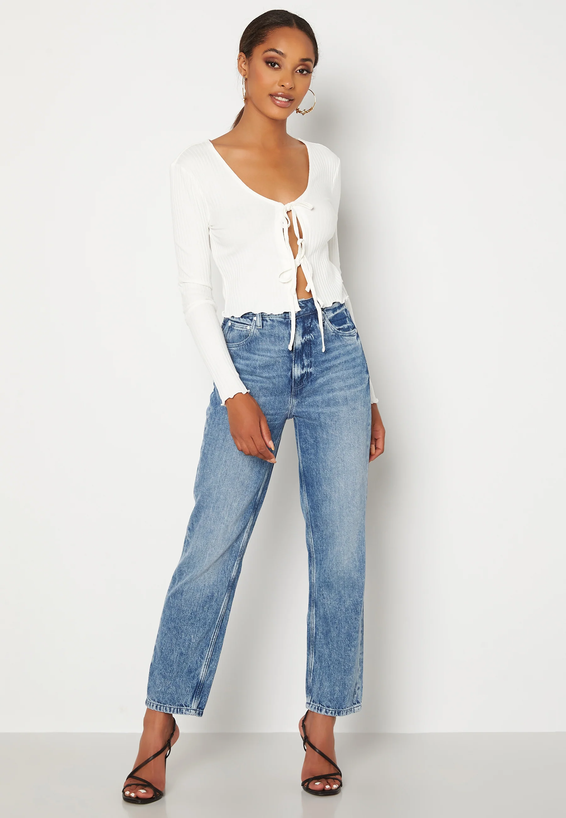 Jeanett Life L/S Cardigan Box Top - Image 2