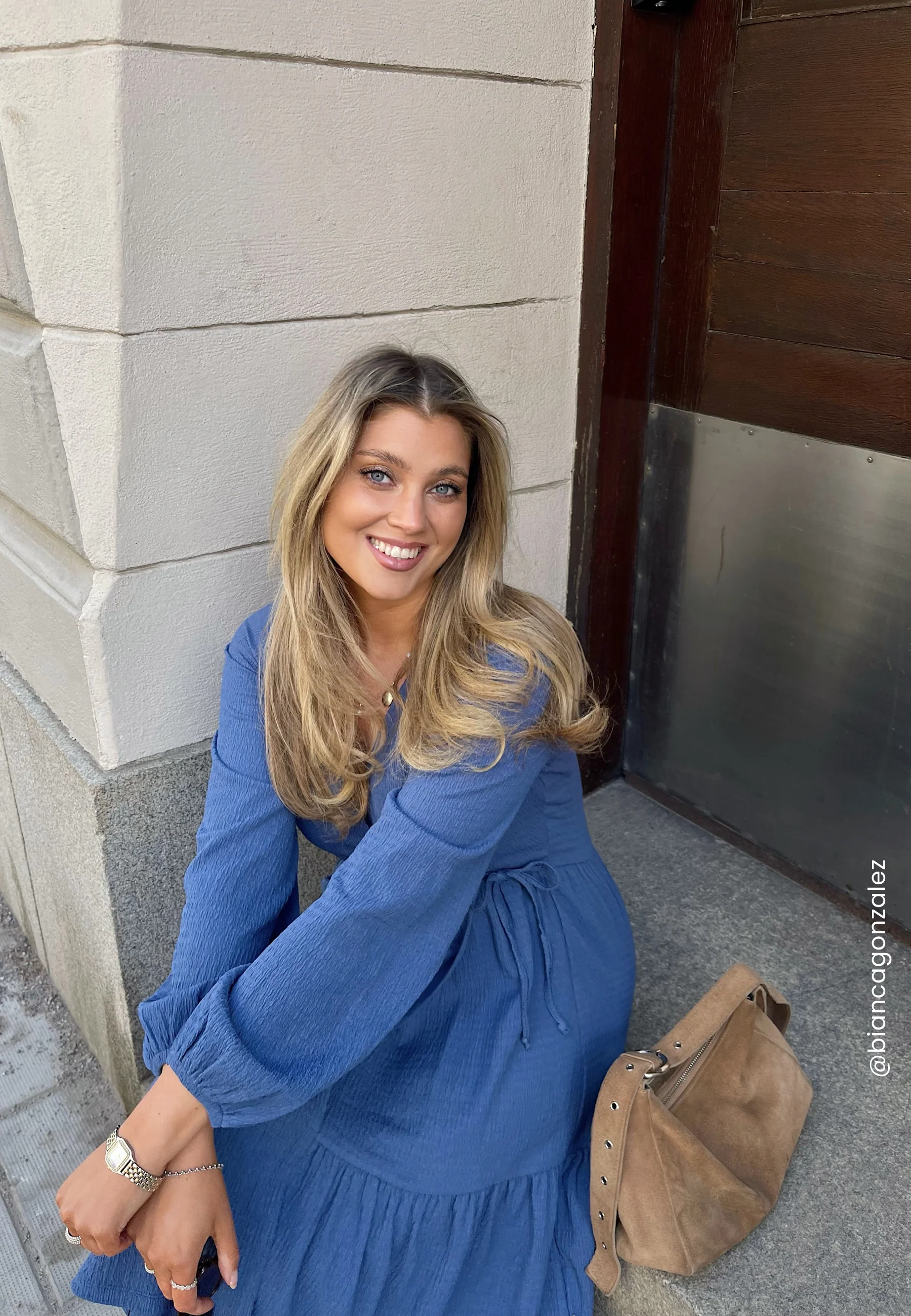Jersey Structure Wrap Dress