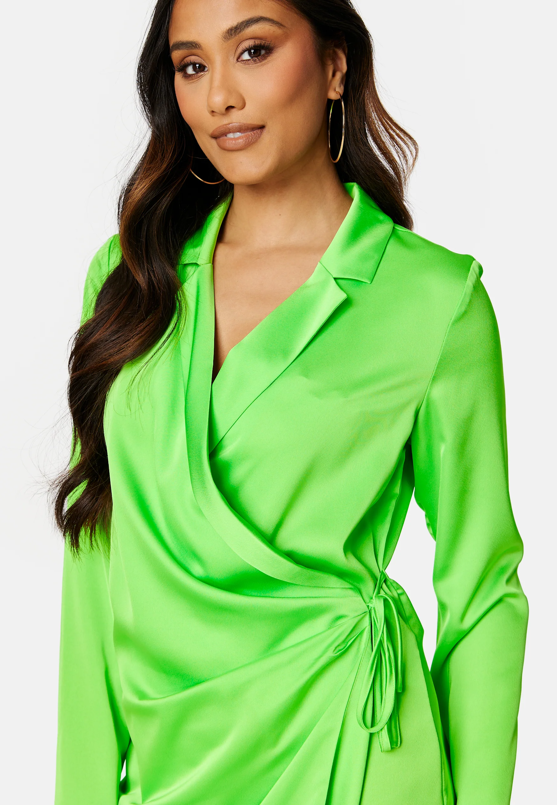 Johanna Wrap Short Dress - Image 4