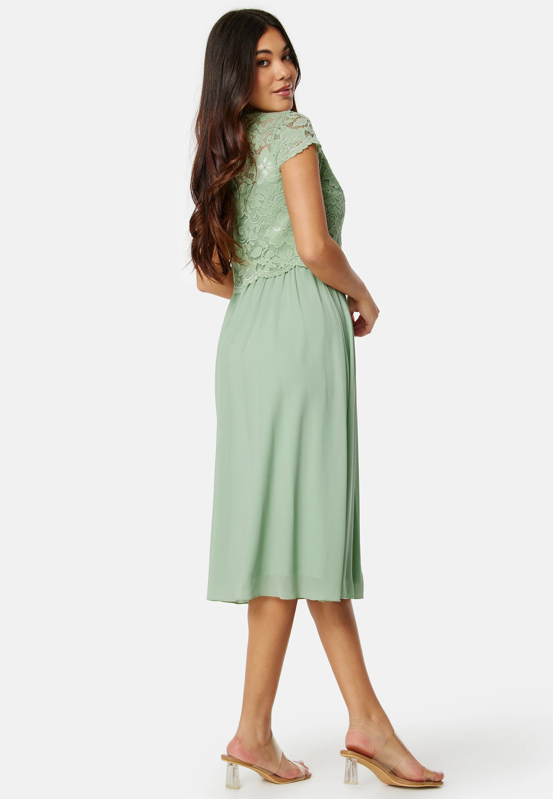 Jolie Short Sleeve Midi Dress - Image 3
