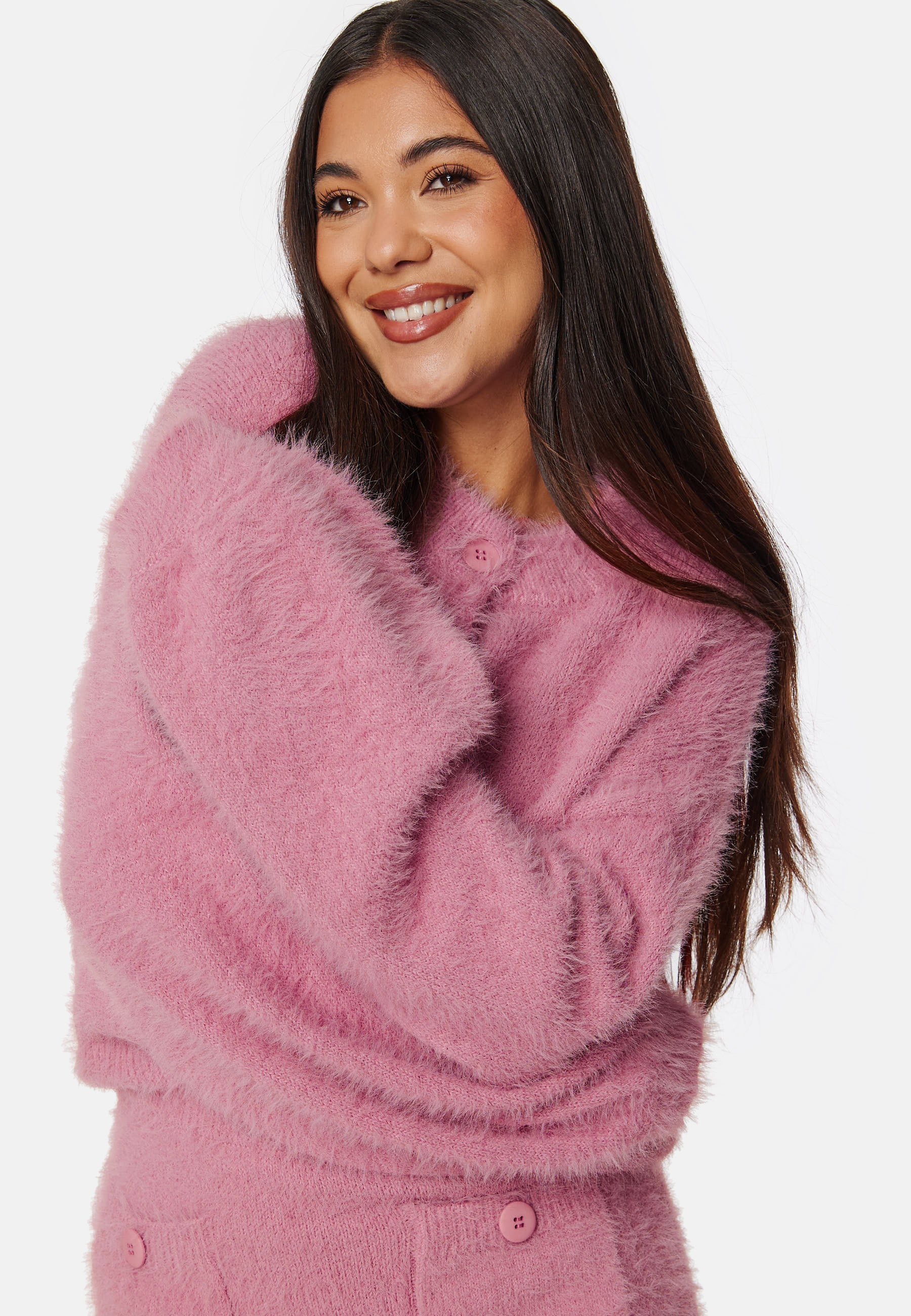 Josefin Fluffy Cardigan - Image 2