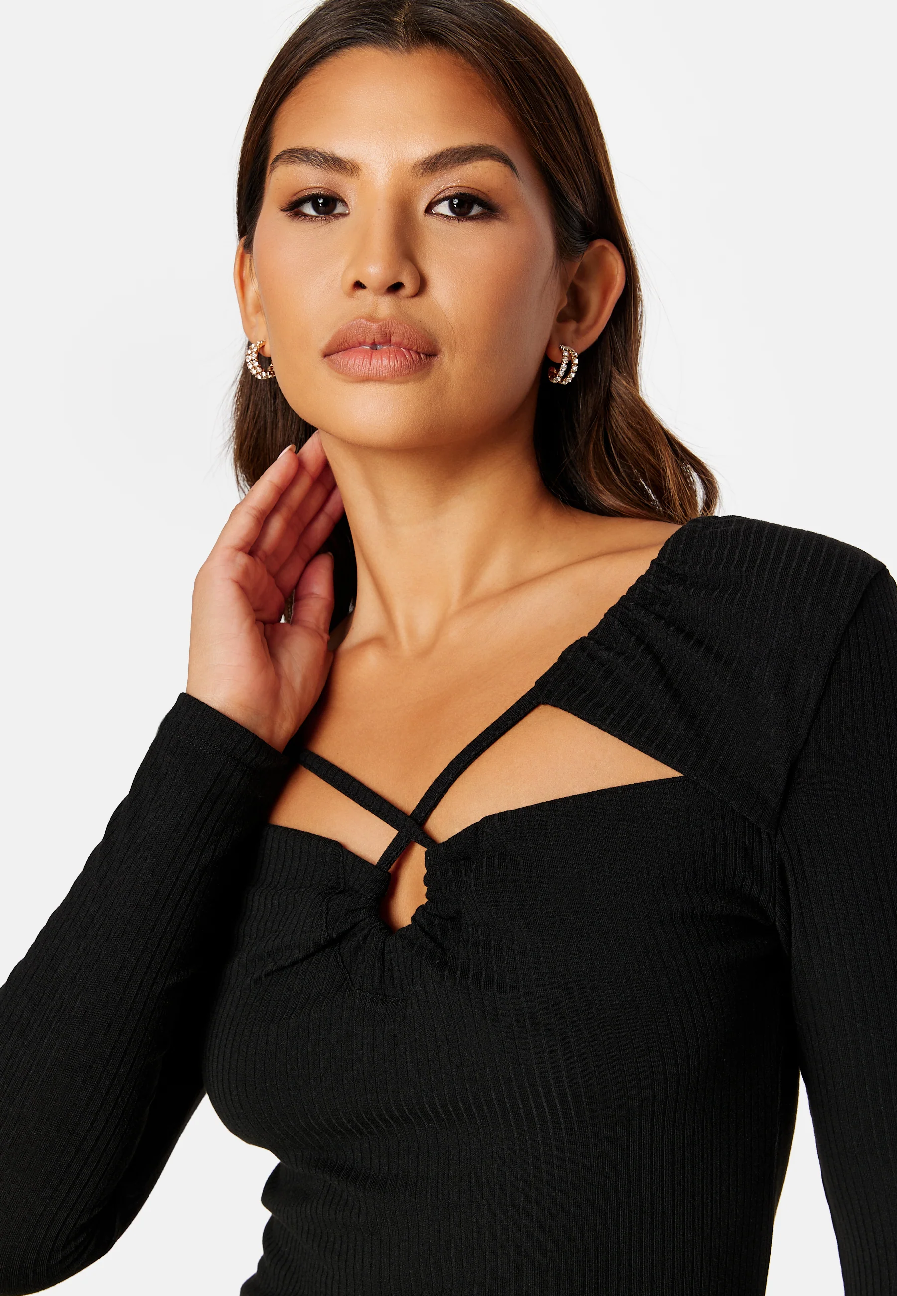 Julie Crossover L/S Dress - Image 4
