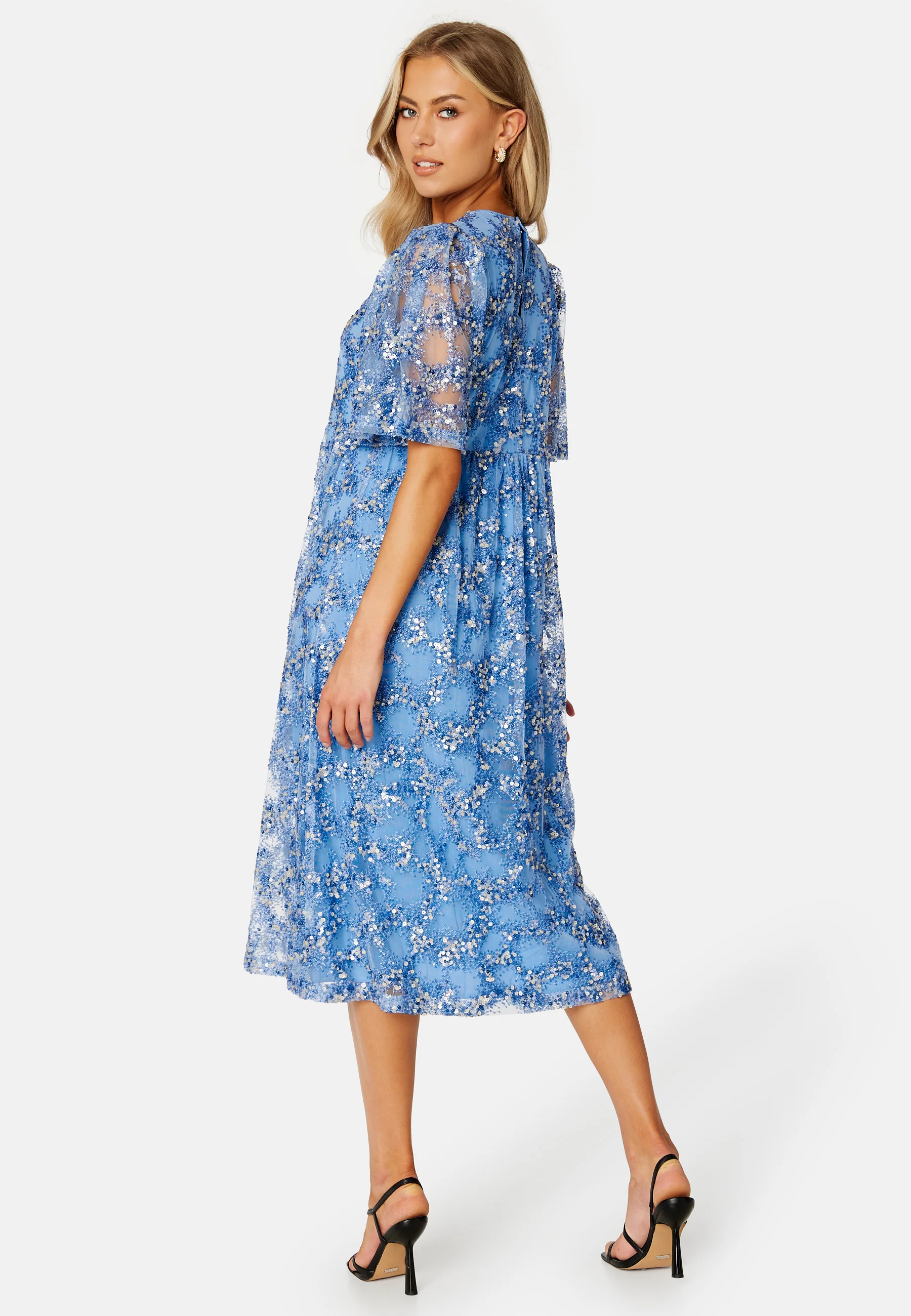 Justine 2/4 Midi Sequins Dress - Image 3