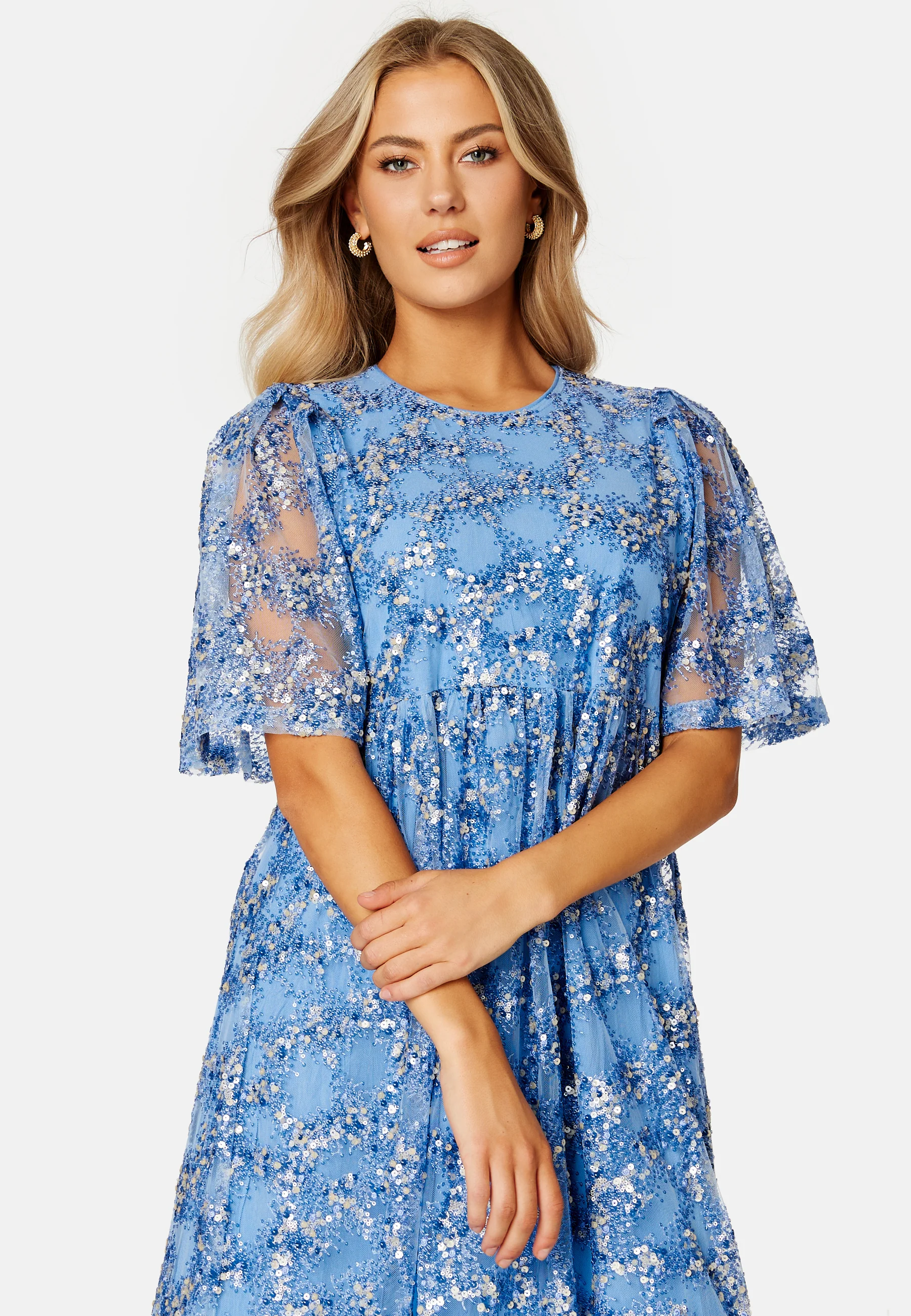 Justine 2/4 Midi Sequins Dress - Image 4