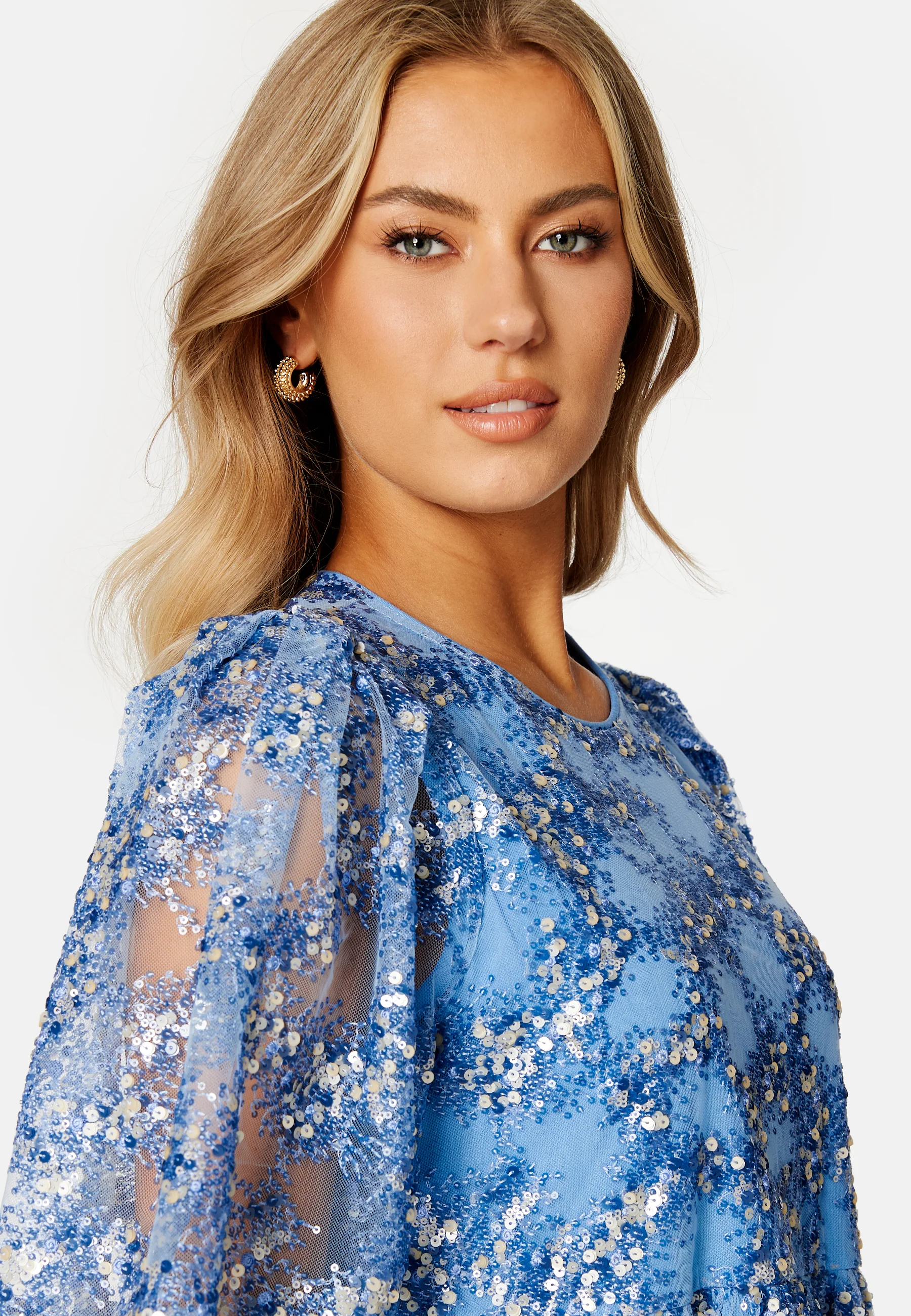 Justine 2/4 Midi Sequins Dress - Image 5