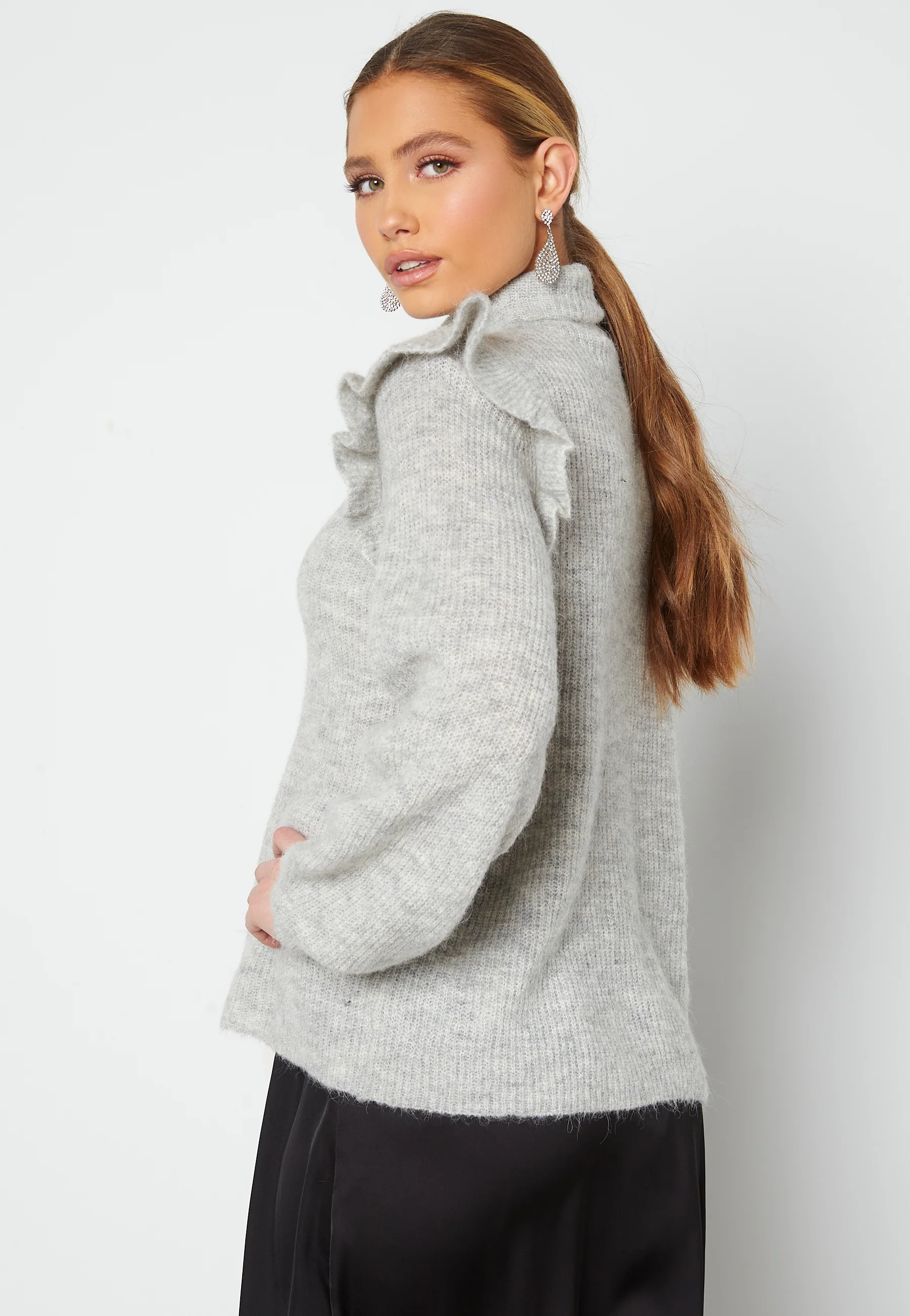 Kaia LS Funnelneck Blouse - Image 3