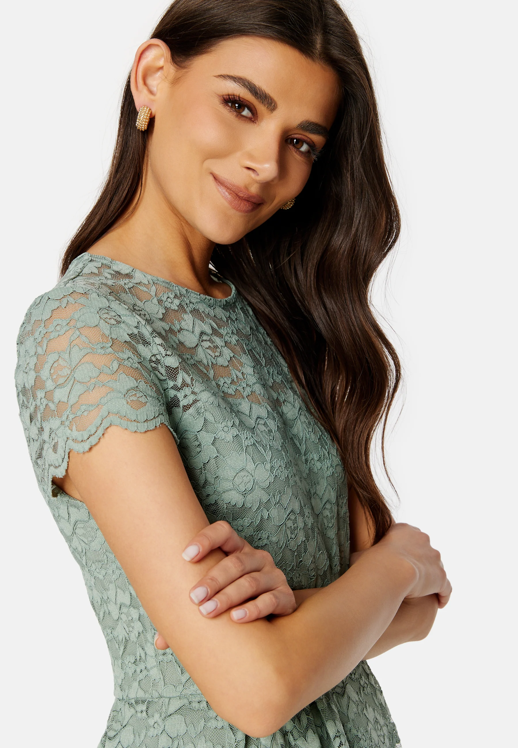 Kalila Capsleeve Lace Dress - Image 4