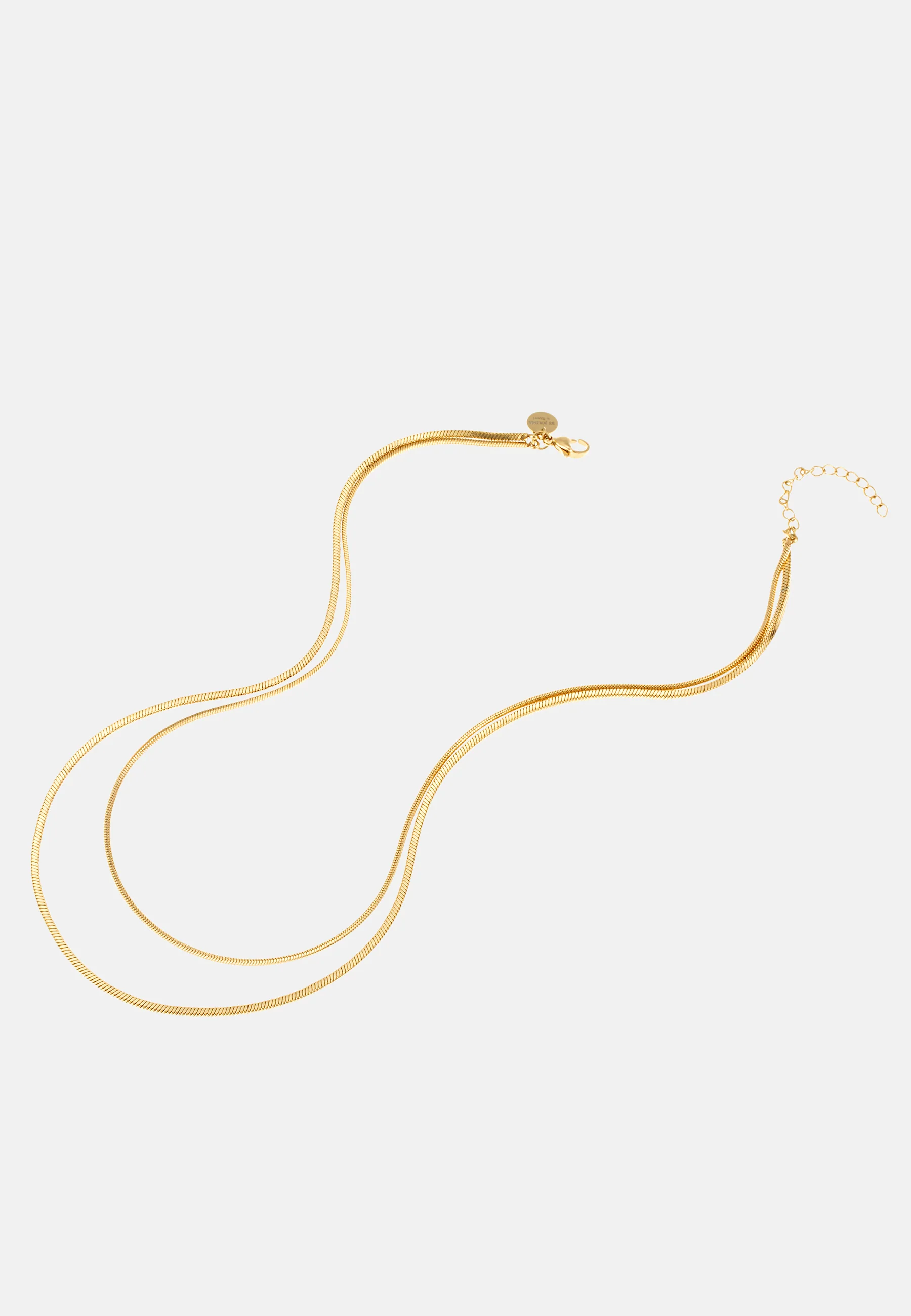 Karen Double Chain Necklace - Image 2